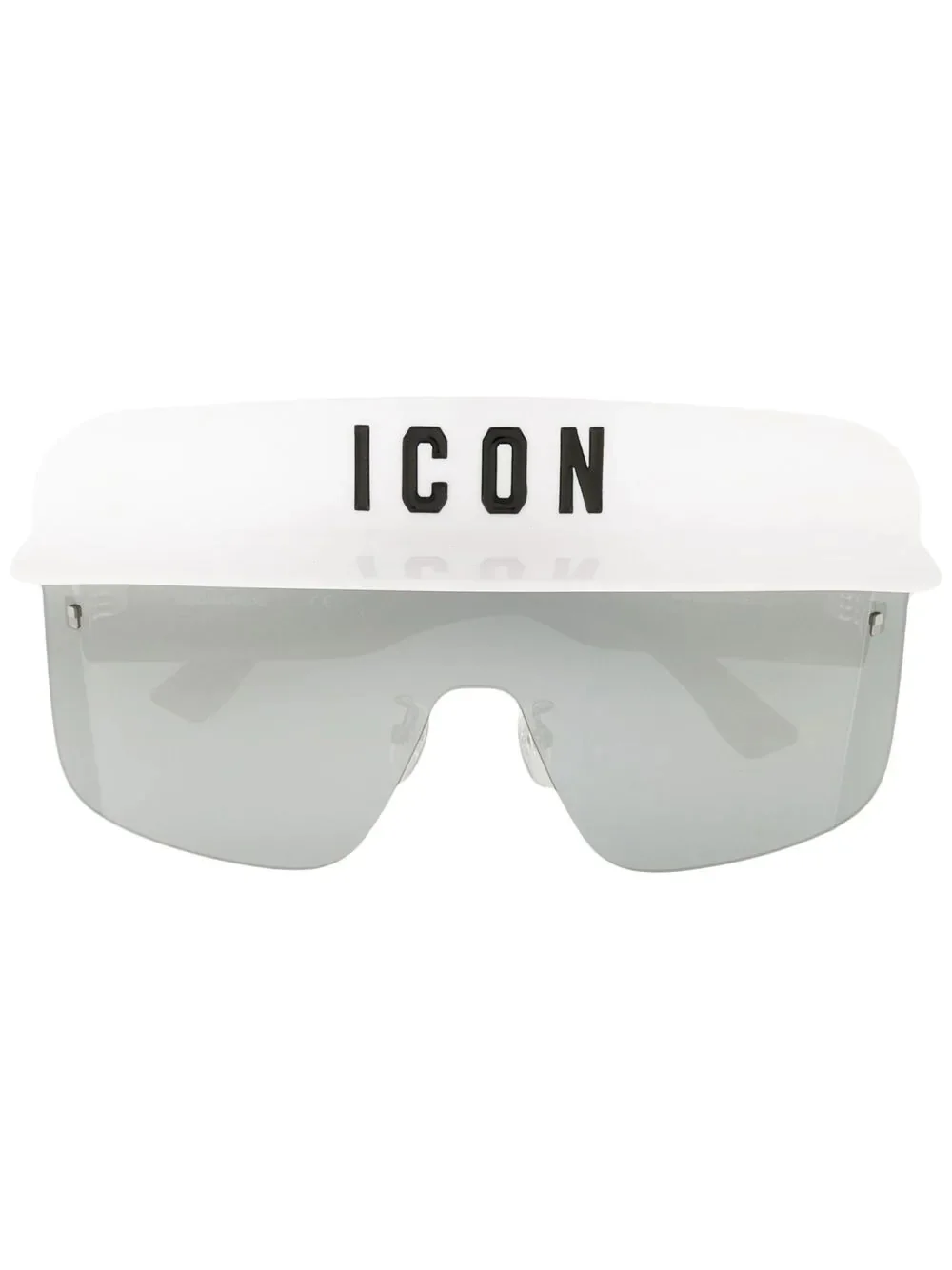 logo-print pilot-frame sunglasses - 1