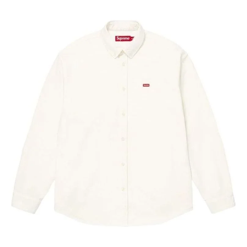 Supreme SS26 Small Box Denim Shirt 'White' SUP-SS26-362-WHT - 1