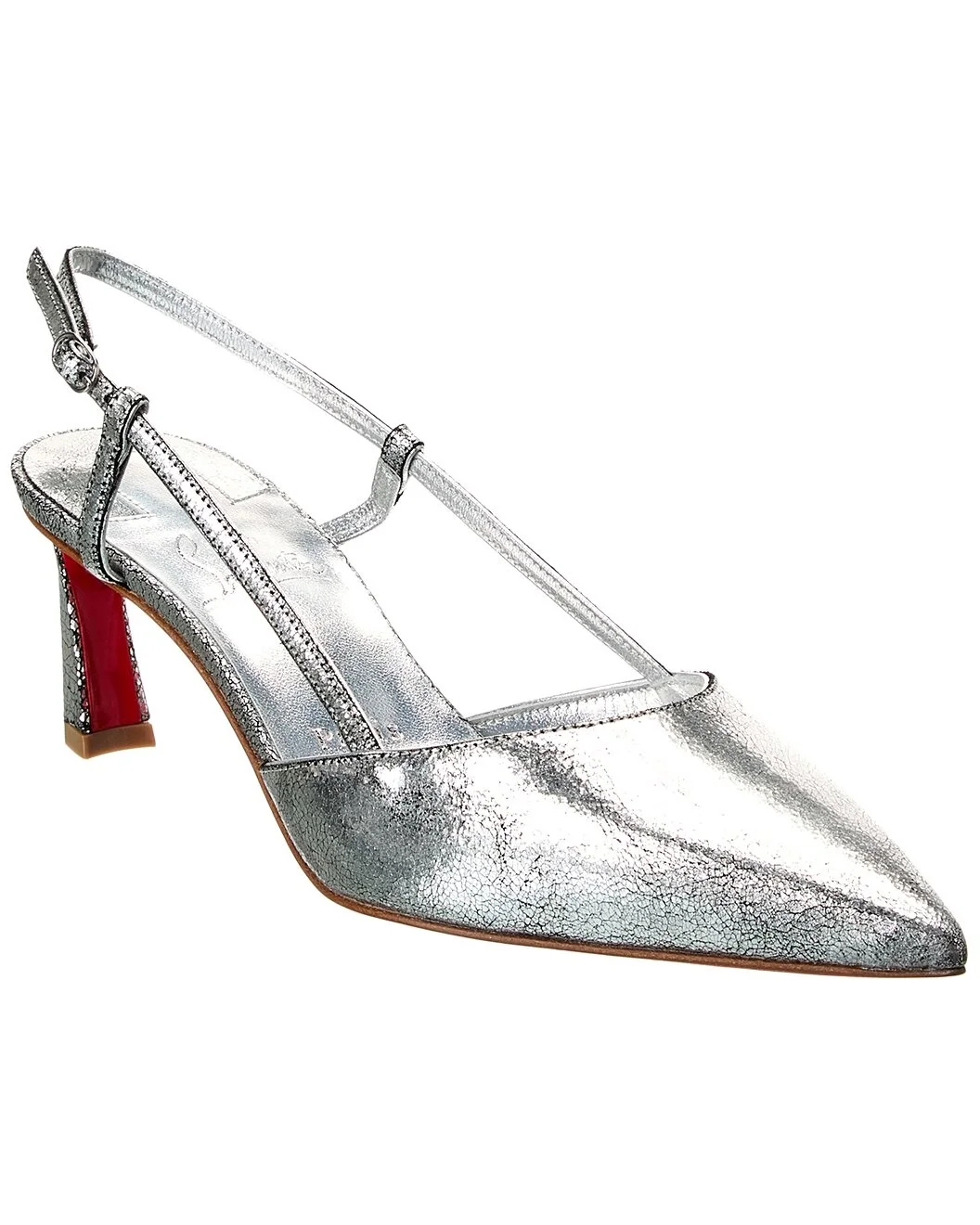 Christian Louboutin Condoroline 55 Leather Slingback Pump - 1