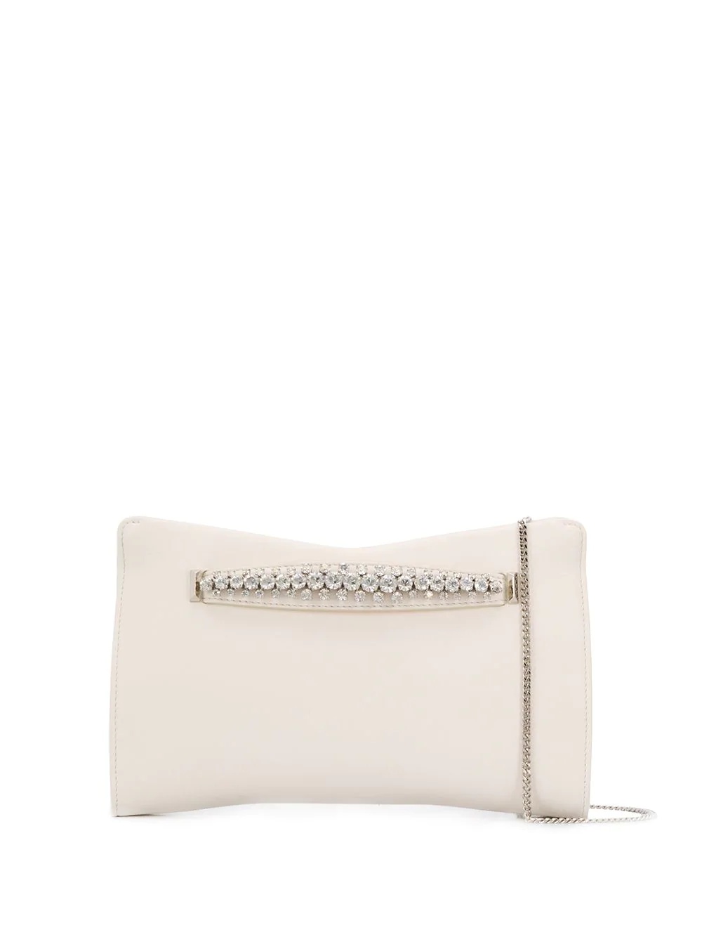 Venus crystal-embellished clutch - 1