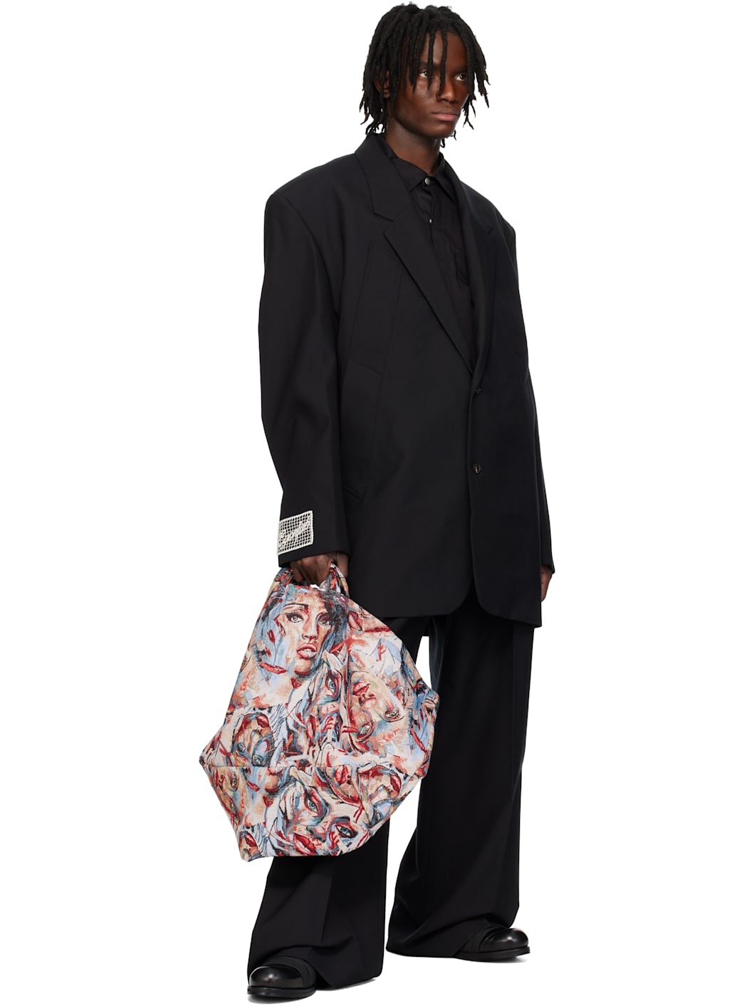 Black Pleated Trousers - 4
