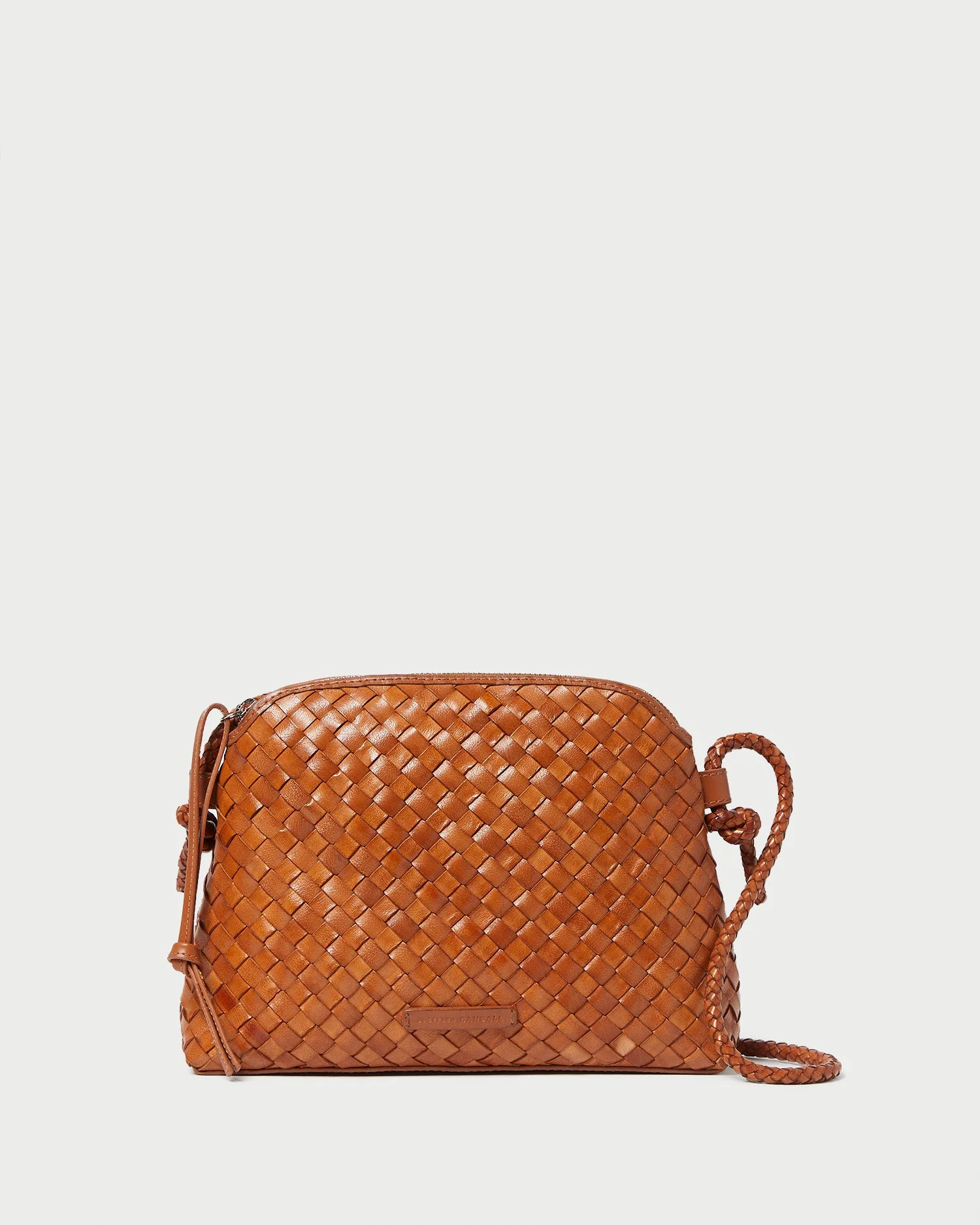 Mallory Timber Woven Leather Crossbody - 1