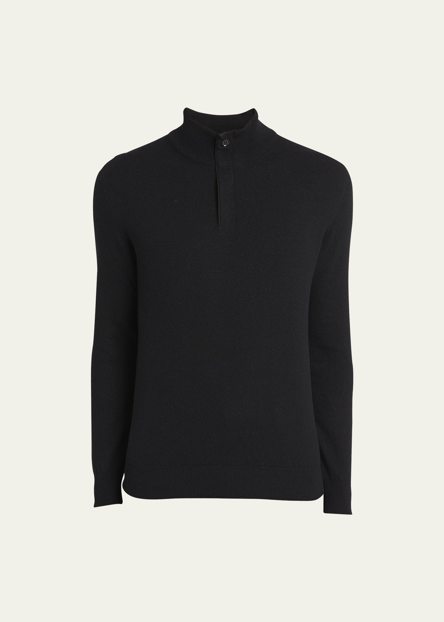 Men's Cashmere Quarter-Zip Sweater - 1