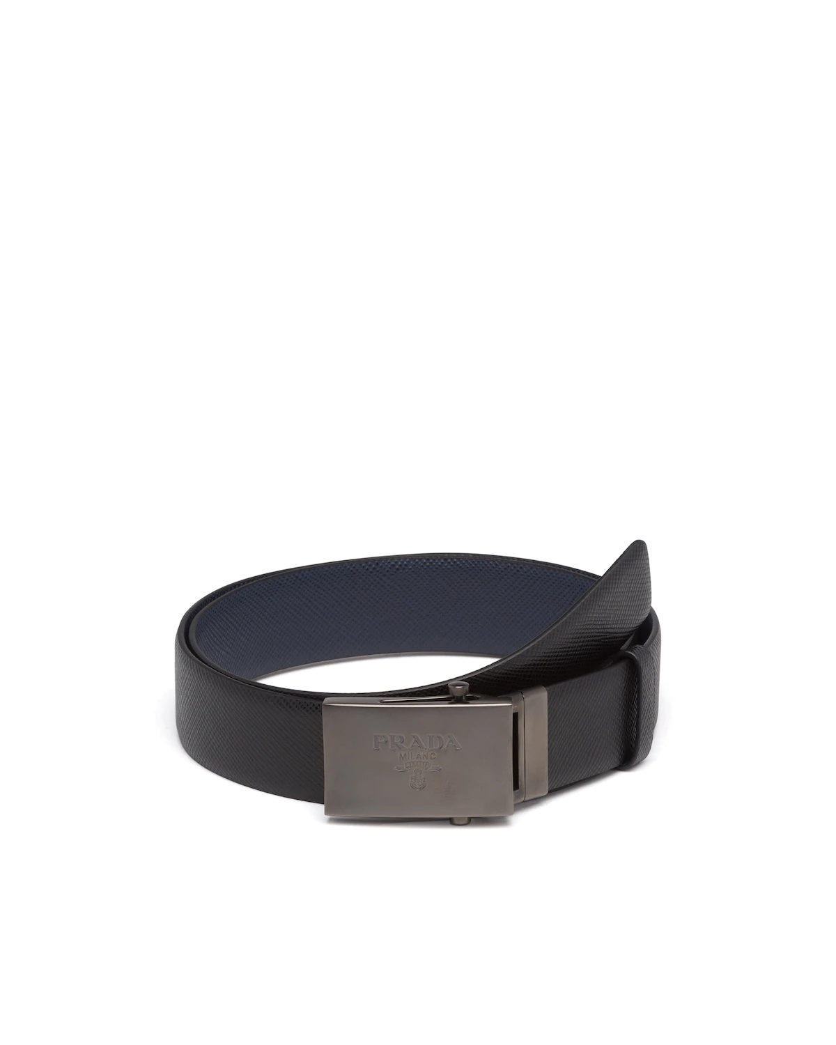 Saffiano Leather Reversible Belt - 1