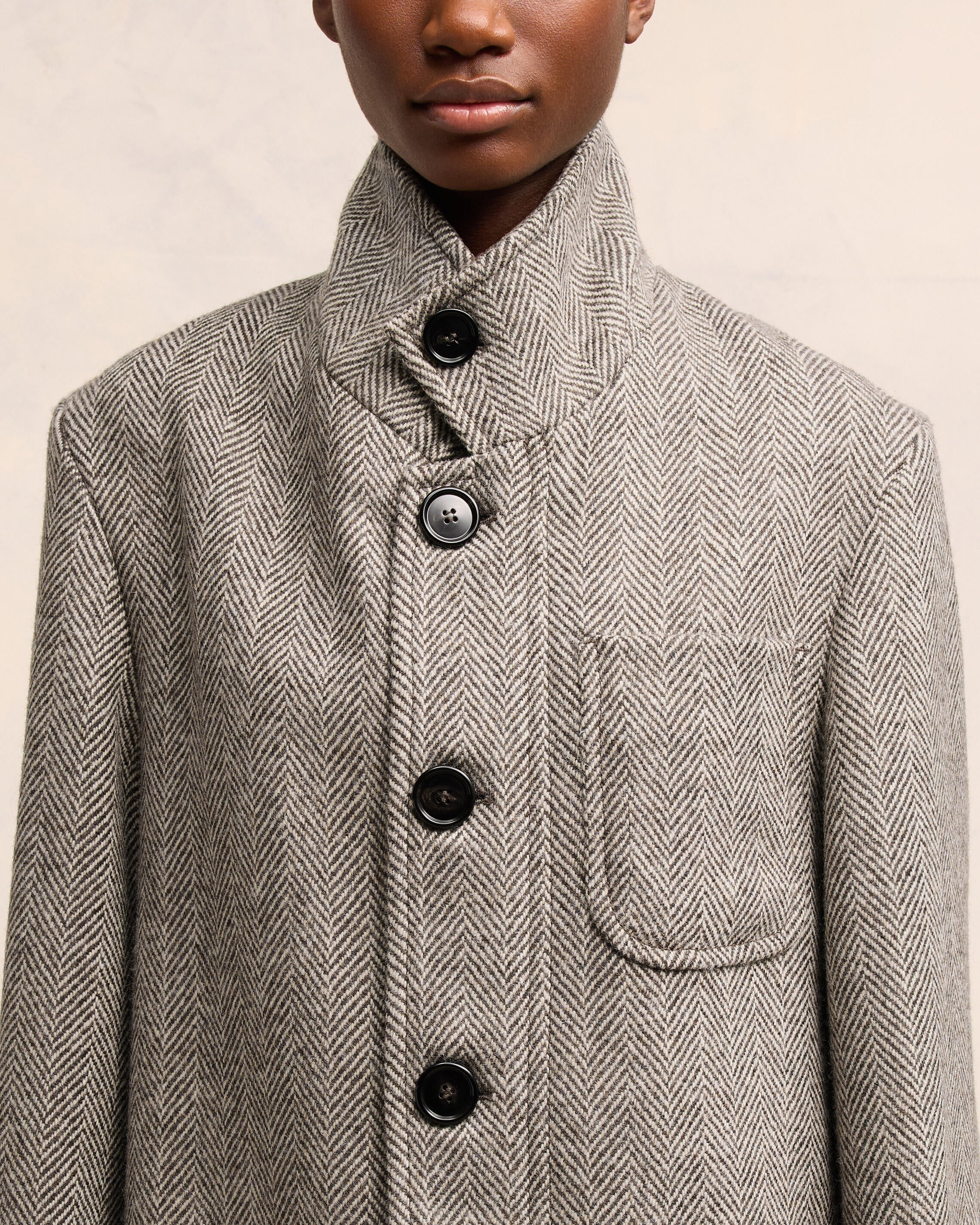 SHORT OVERSIZE COAT - 4