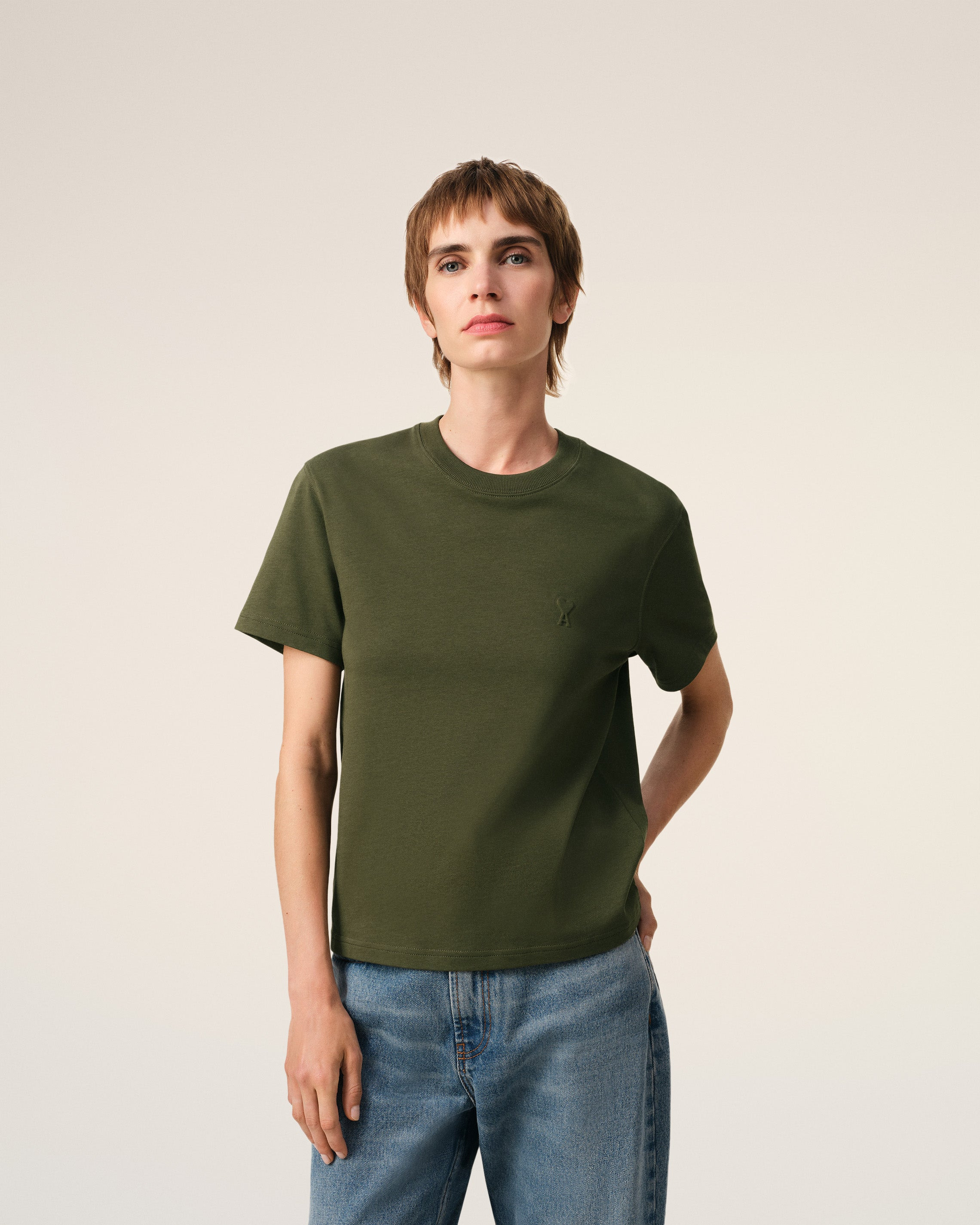 GREEN COTTON AMI DE COEUR T-SHIRT - 3