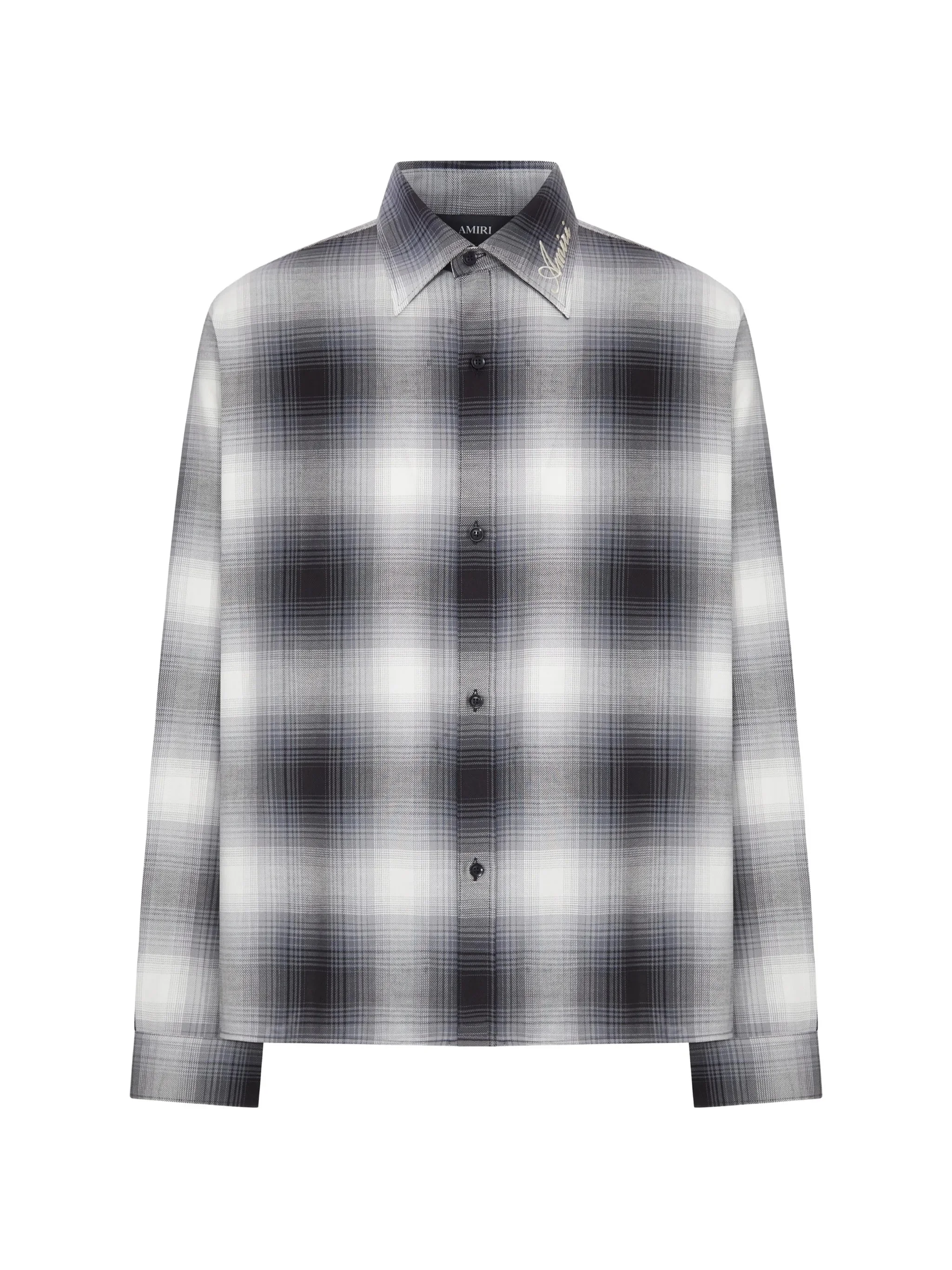 Amiri Logo-embroidered Check Shirt - 1