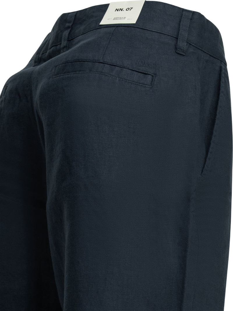 Aden straight-leg linen chinos 7
