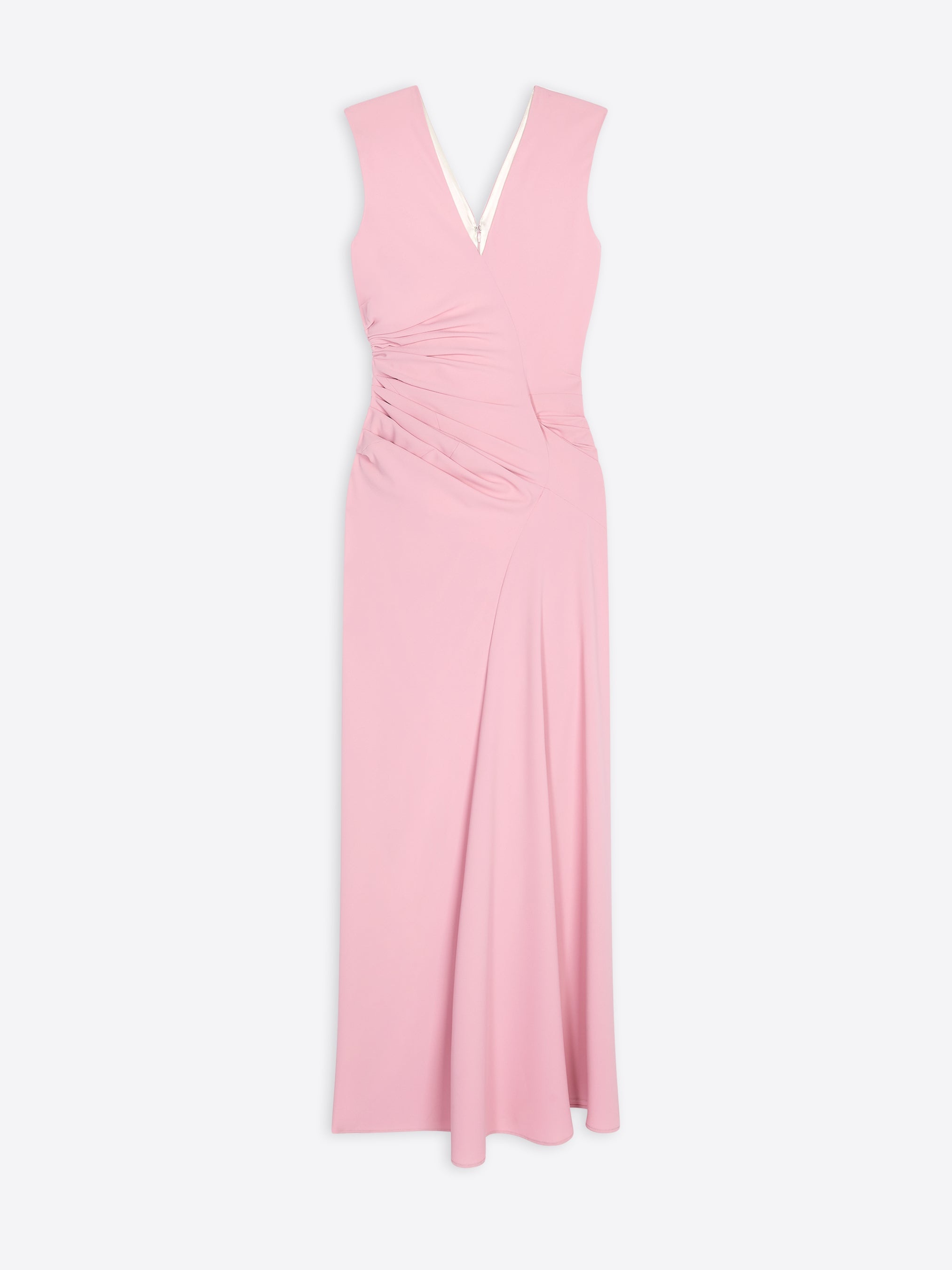 LONG DRAPED DRESS - 1