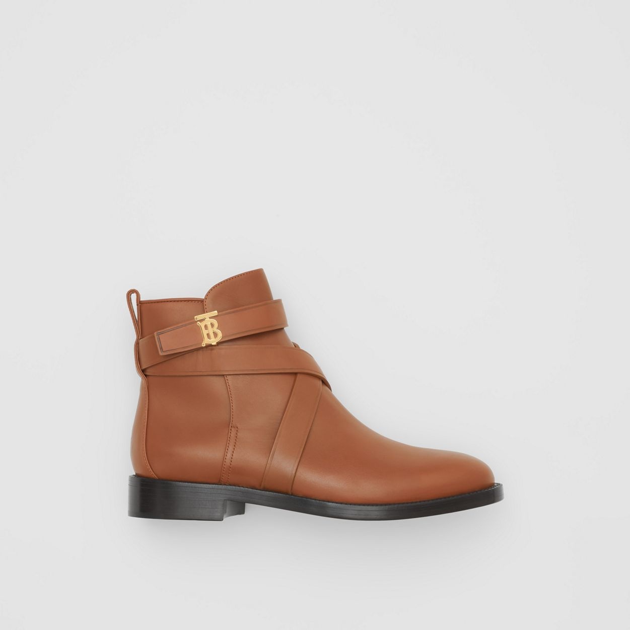 Monogram Motif Leather Ankle Boots - 2