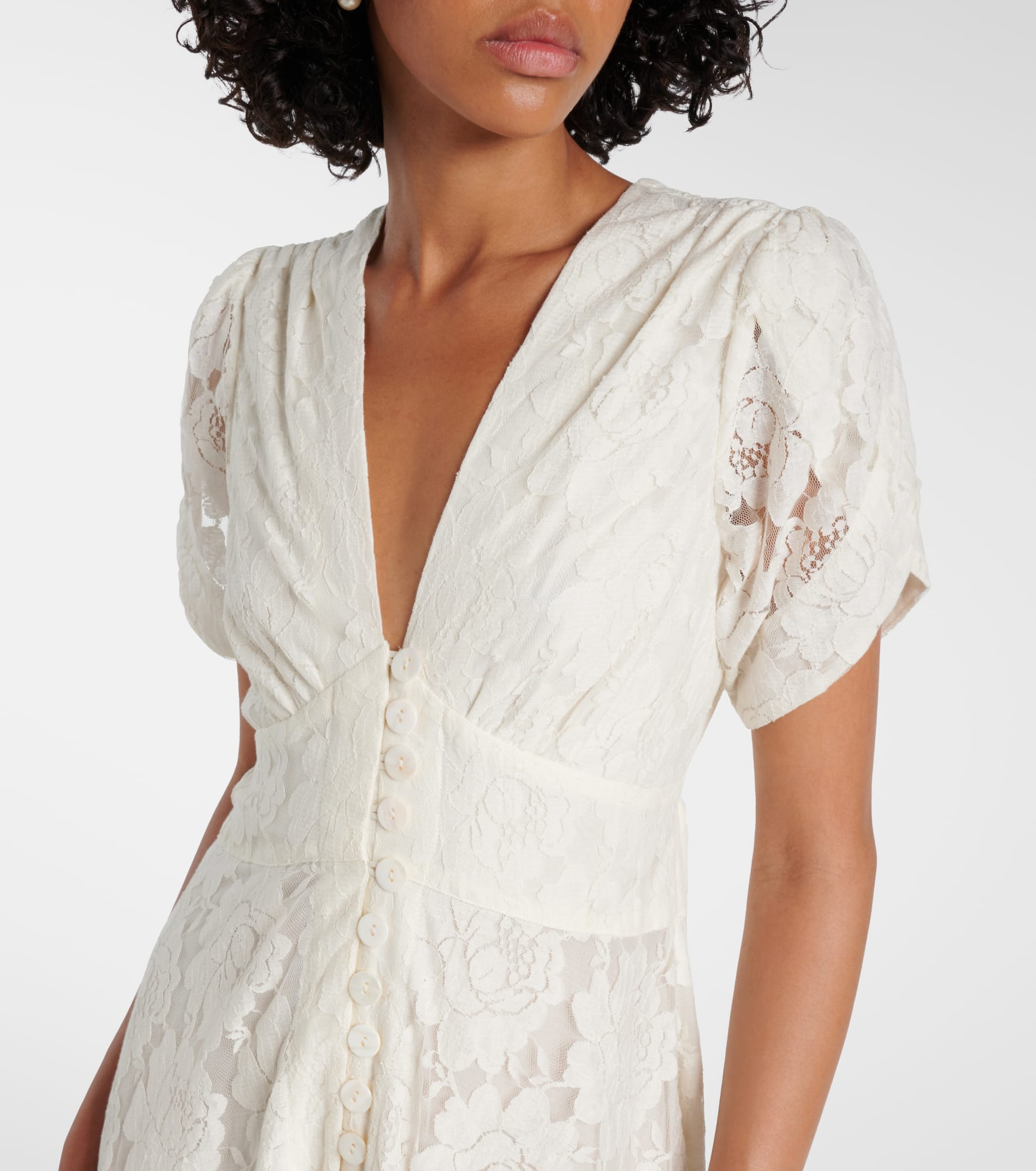 Novara floral cotton-blend maxi dress - 4