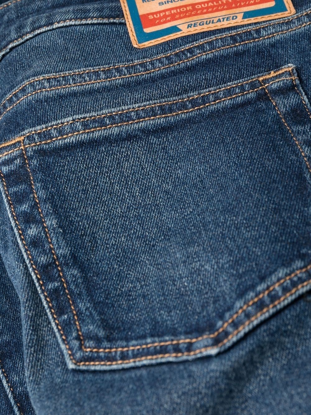 dark wash flared jeans - 12