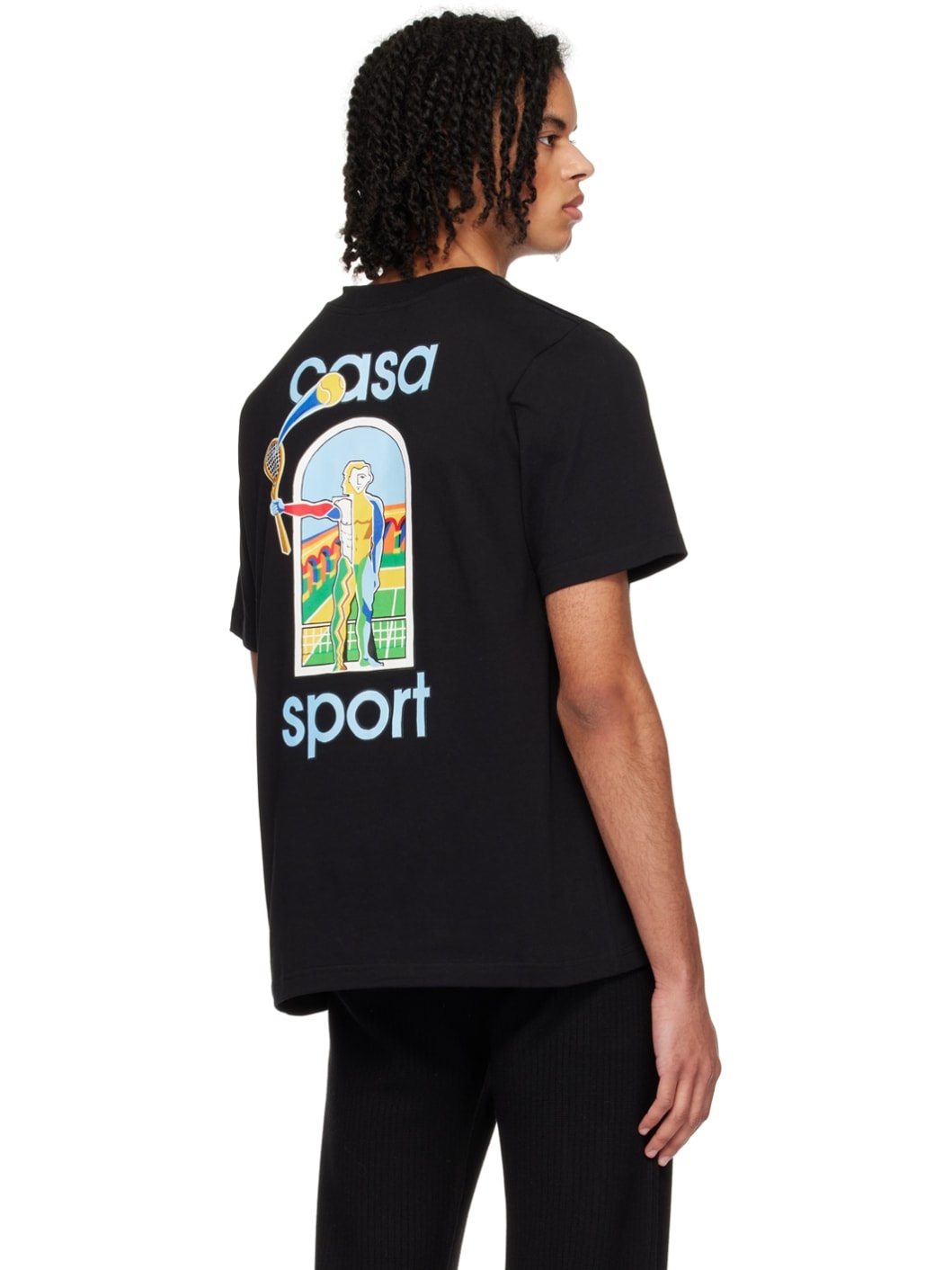 Black 'Le Jeu Coloré' T-Shirt - 3