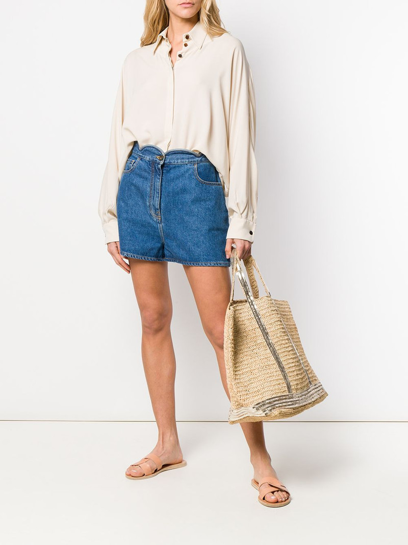 Vanessa Bruno sequin embellished tote outlook