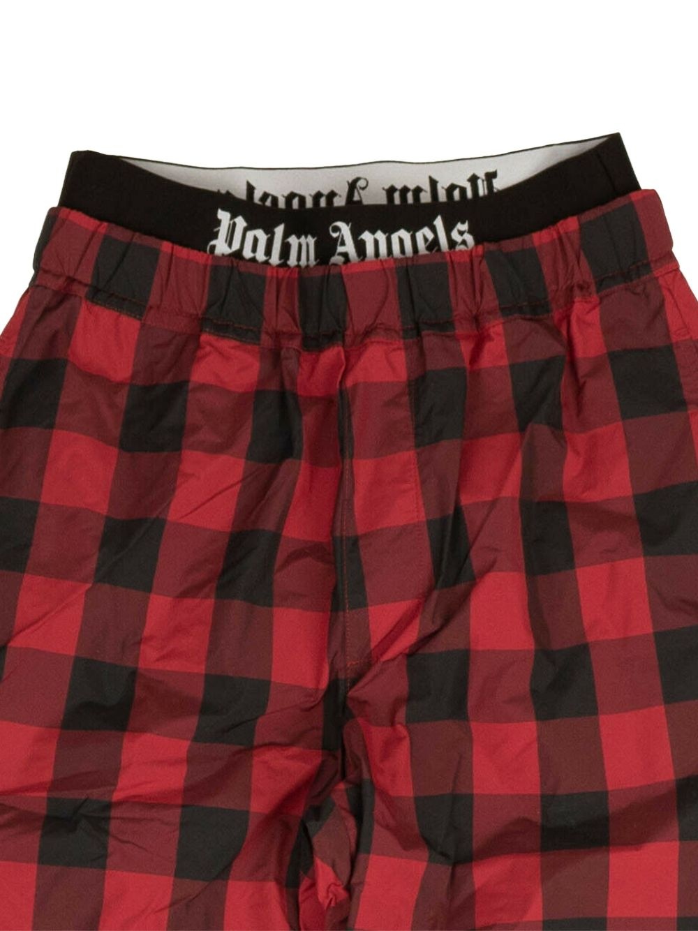 buffalo-check "Red" track pants - 2