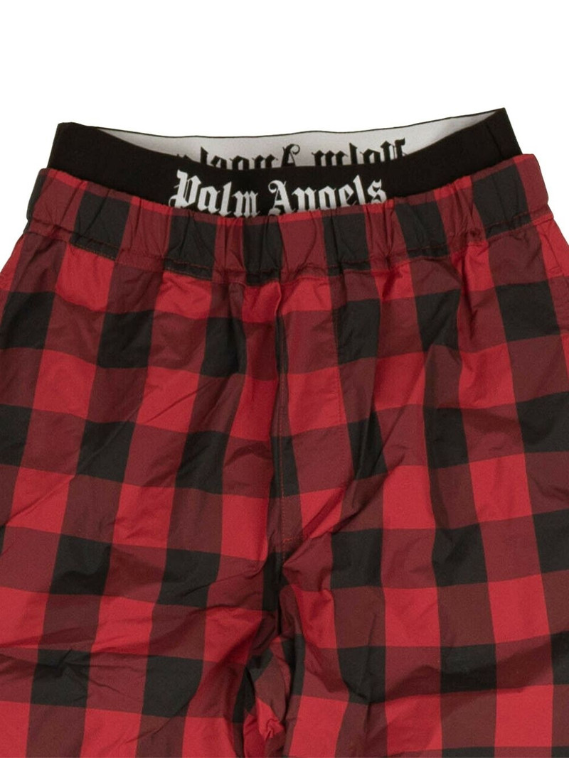 Palm Angels buffalo-check "Red" track pants outlook