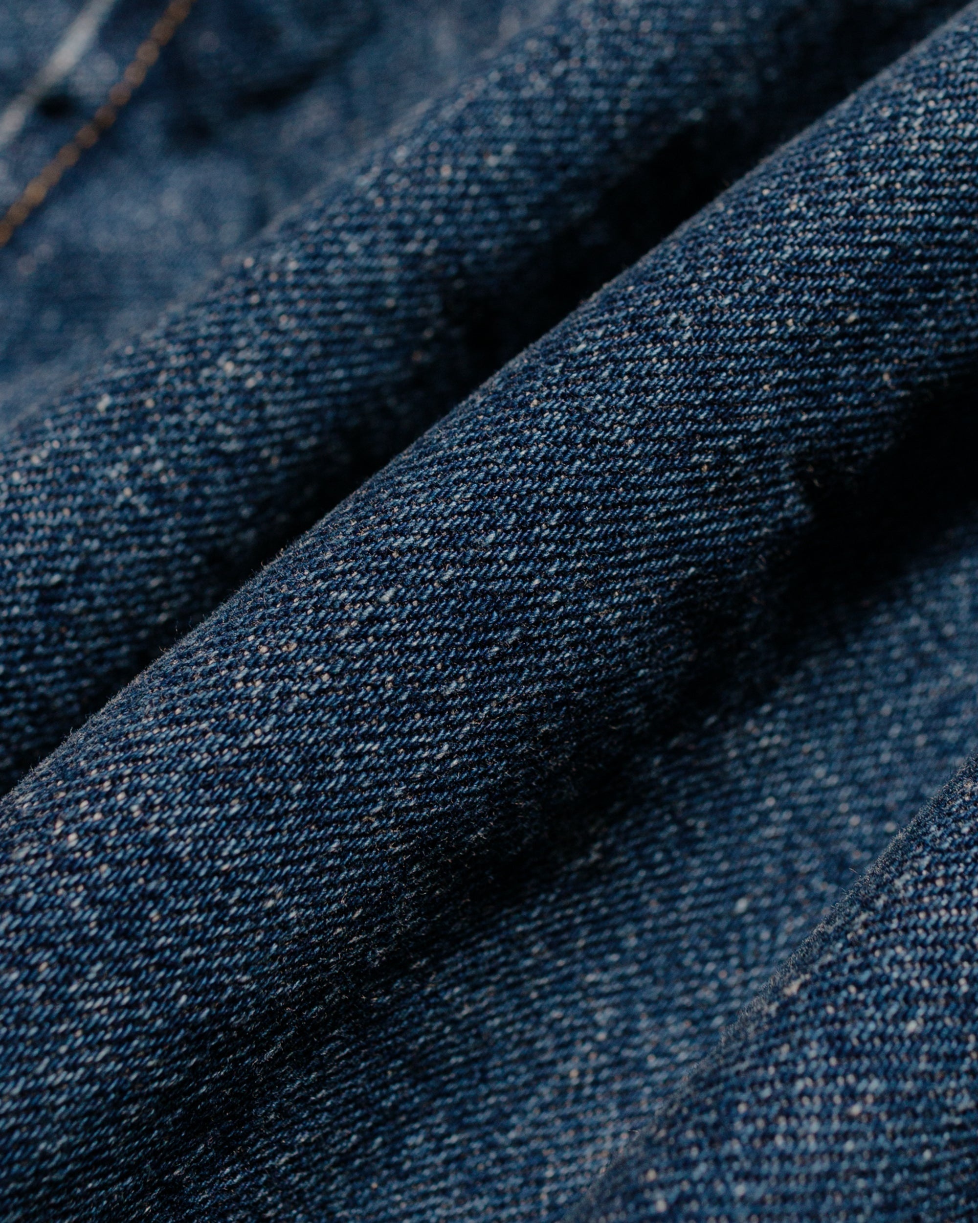 Carhartt W.I.P. OG Detroit Jacket Camano Denim Blue Dark Used Wash - 6