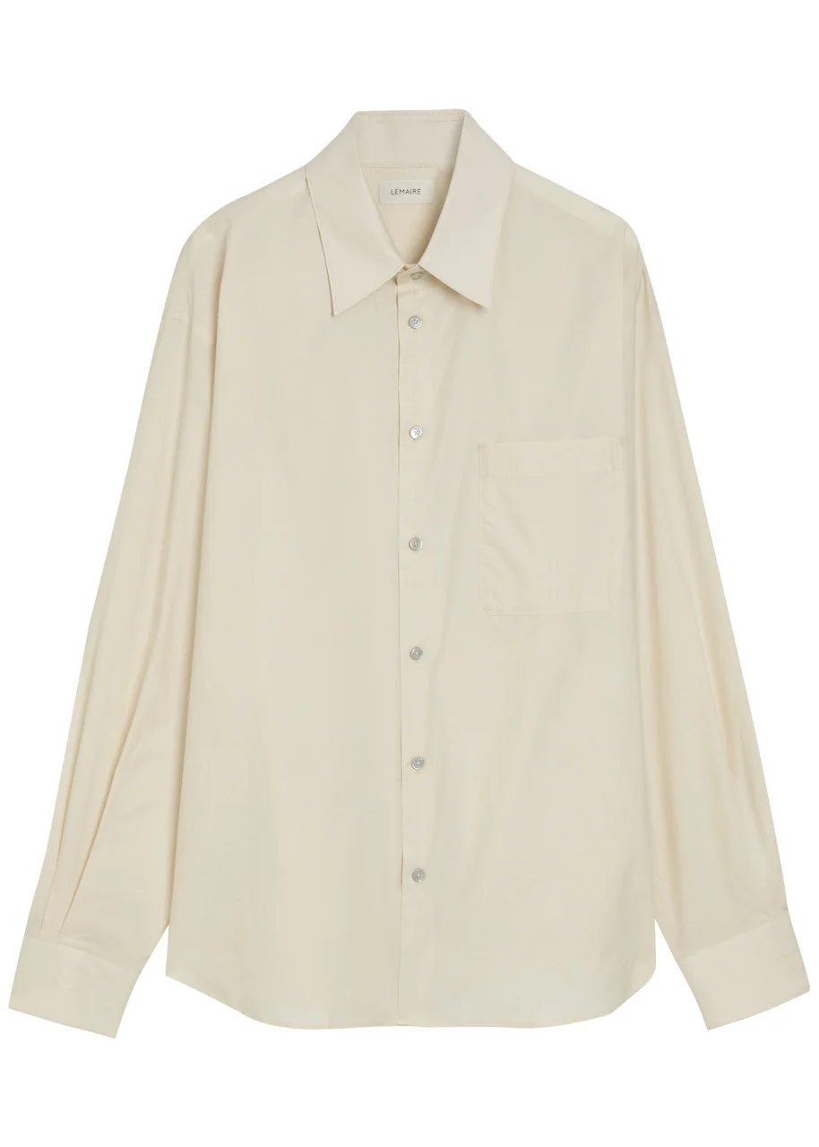 Lemaire Cotton and Silk-blend Shirt - 1