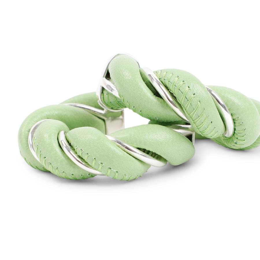 Bottega Veneta Earrings 'Pistachio' - 2