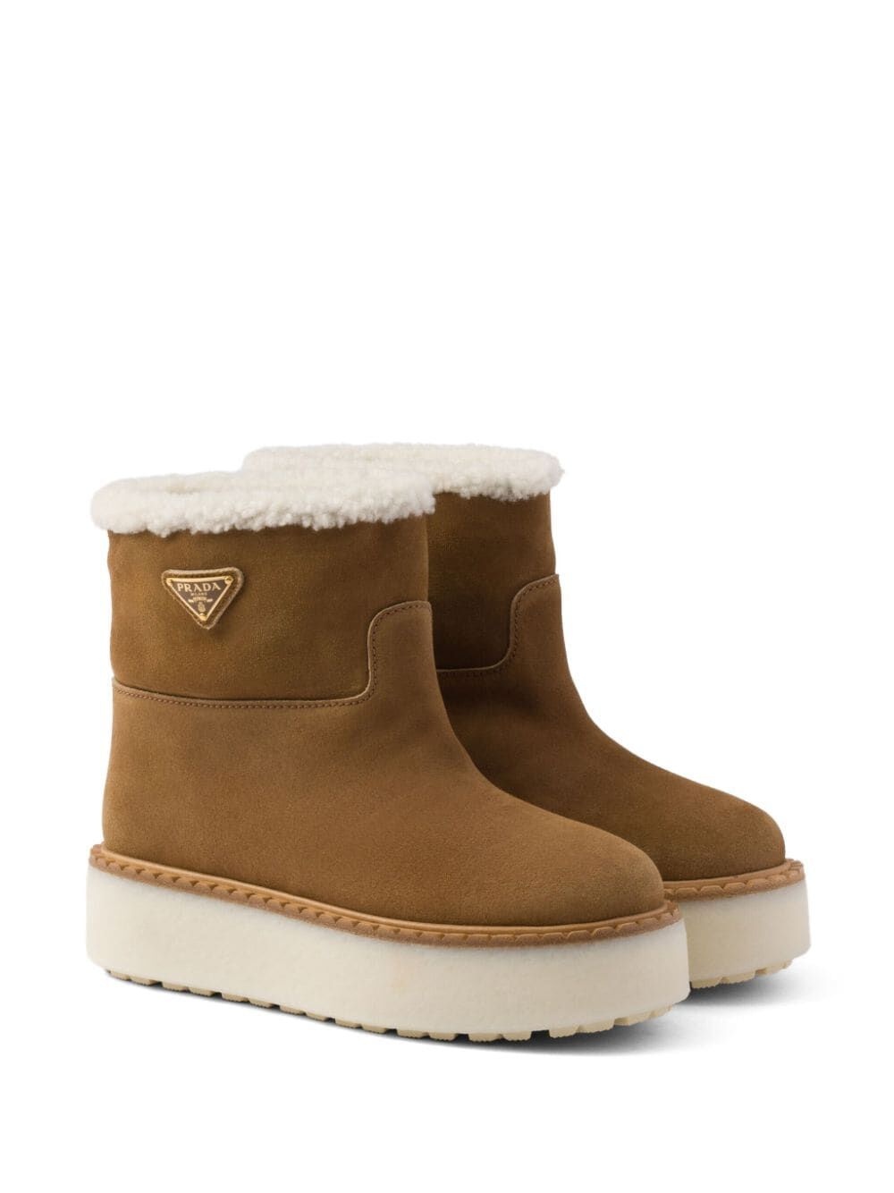 Prada Women Stivaletti Con Fodera In Shearling - 3