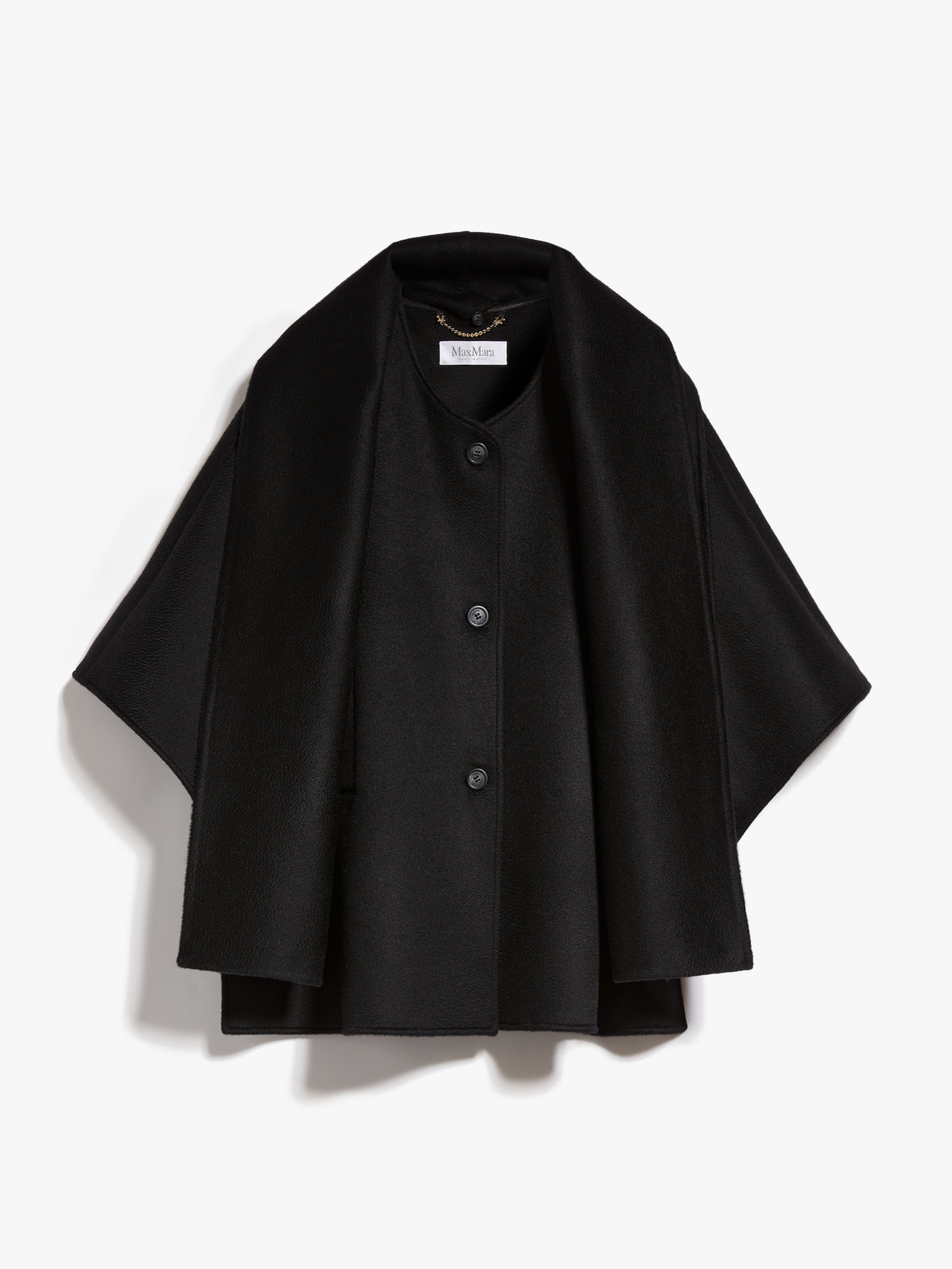 NEWLAUREA Cashmere cape with scarf - 1