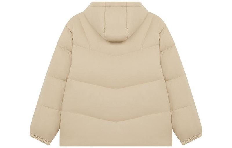 New Balance New Balance Logo Print Mid Down Jacket 'Beige' AMJ23342-INC outlook