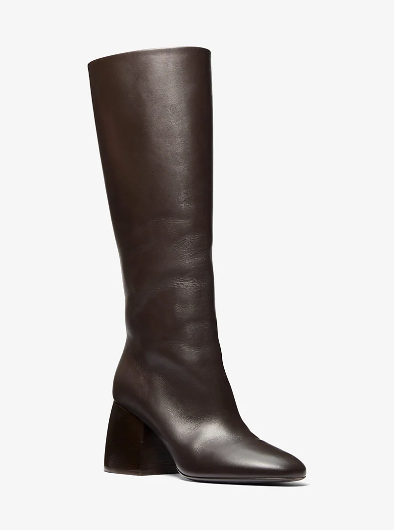 Kaitlin Leather Riding Boot - 1