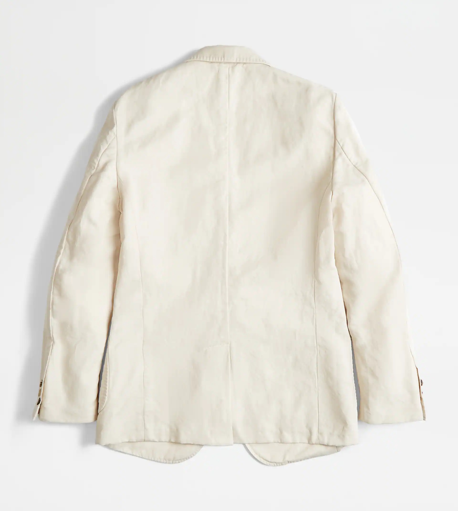 LINEN BLEND BLAZER - BEIGE - 8