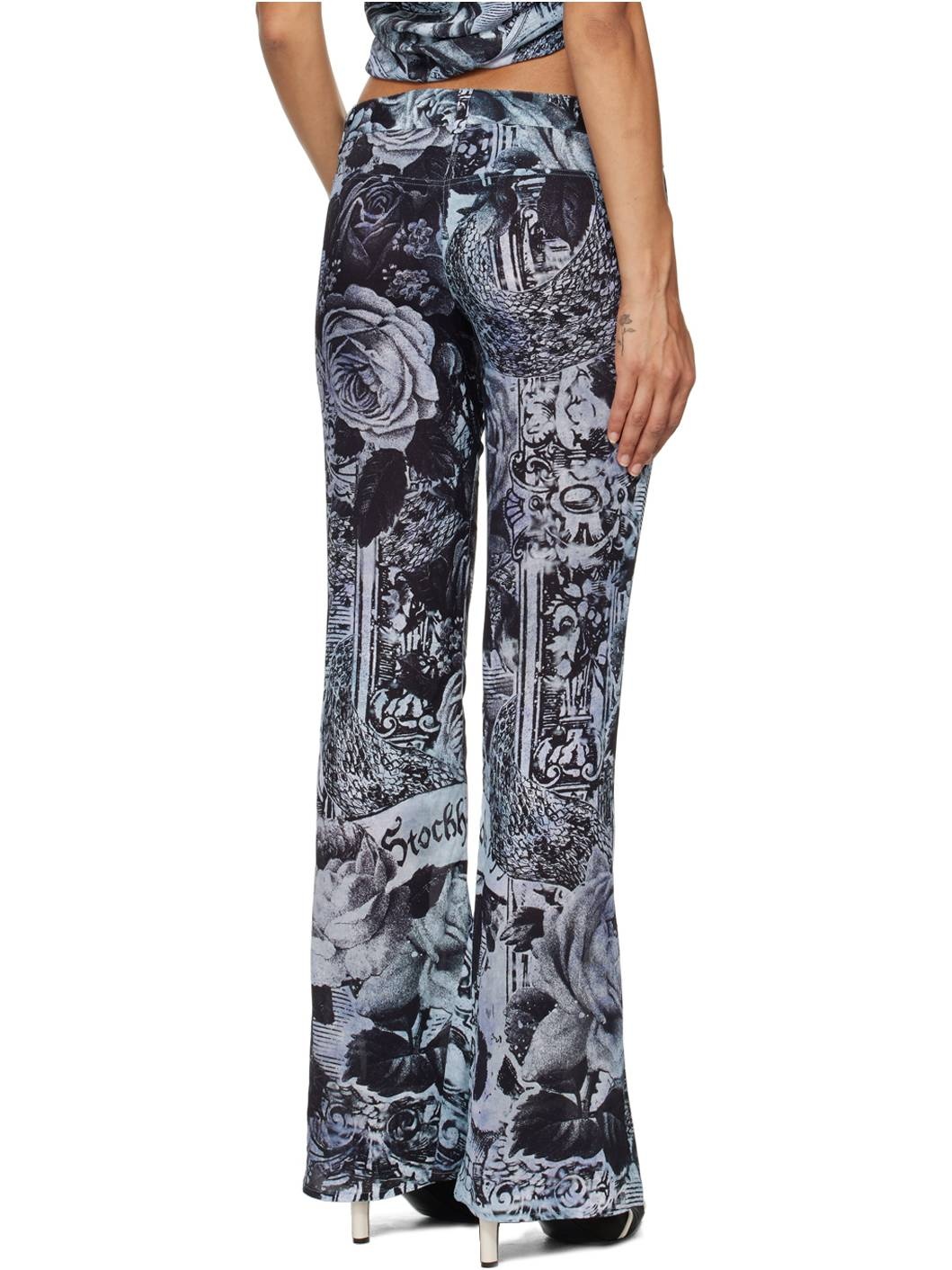 Multicolor Printed Trousers - 3