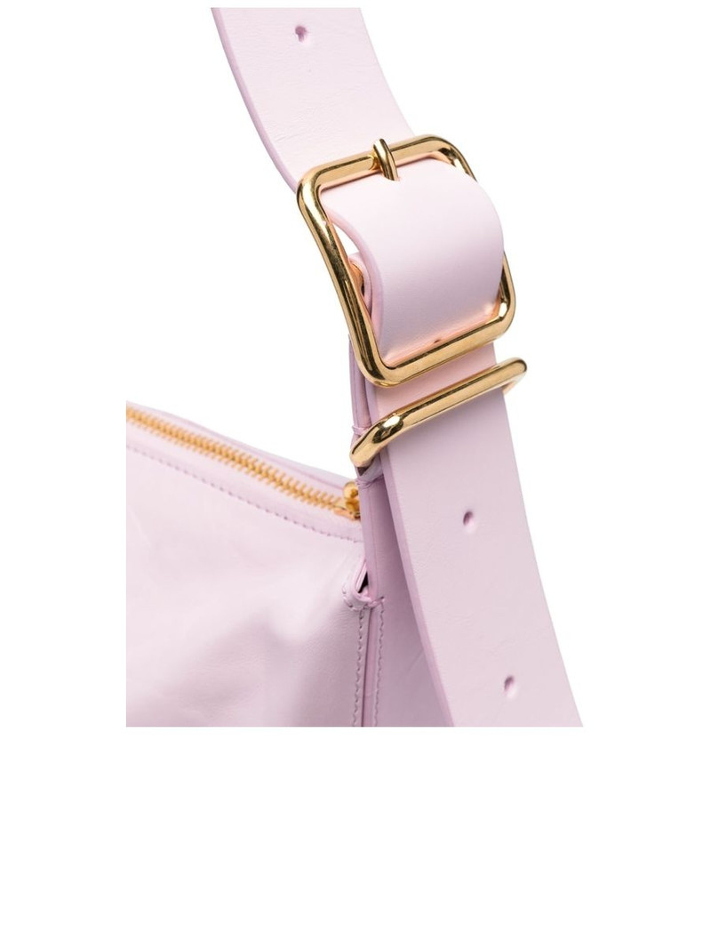 Jil Sander Crinkled Leather Shoulder Bag outlook