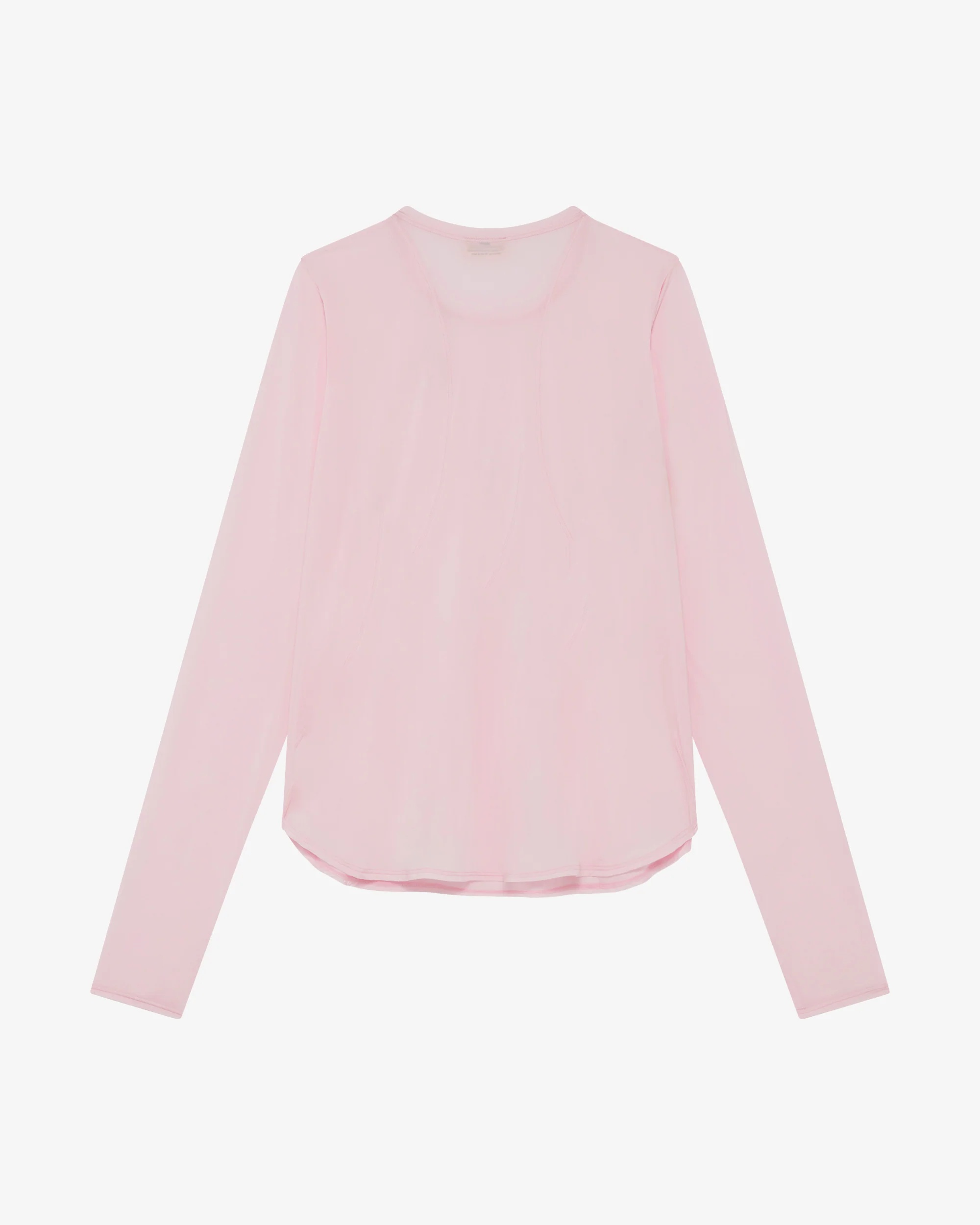 SILK LONG-SLEEVE TOP - 2