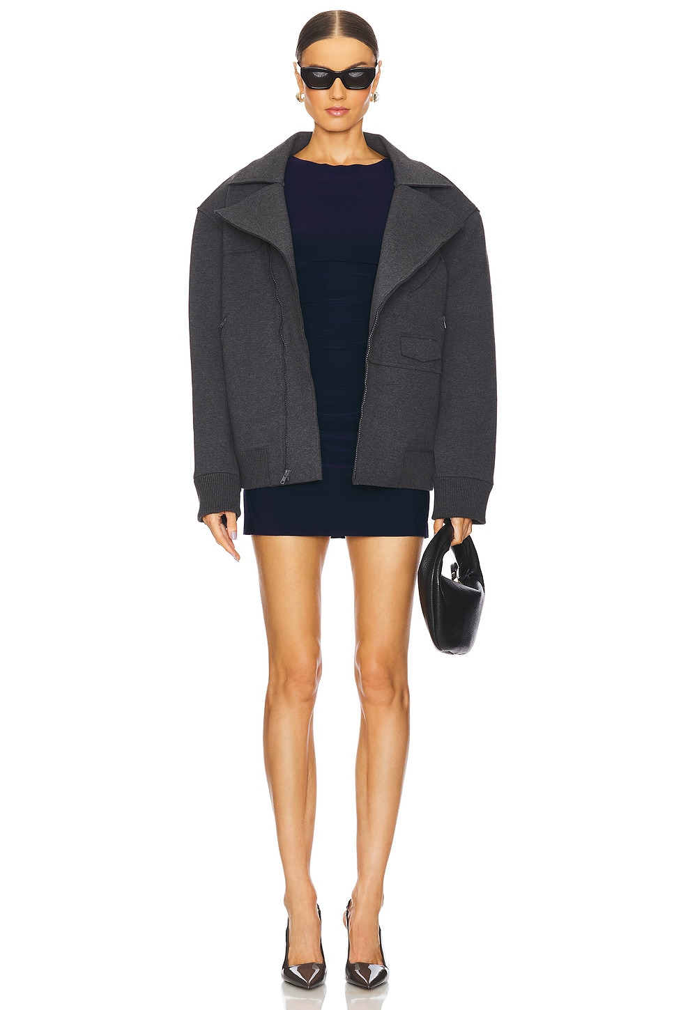 Oversized Moto Jacket - 5