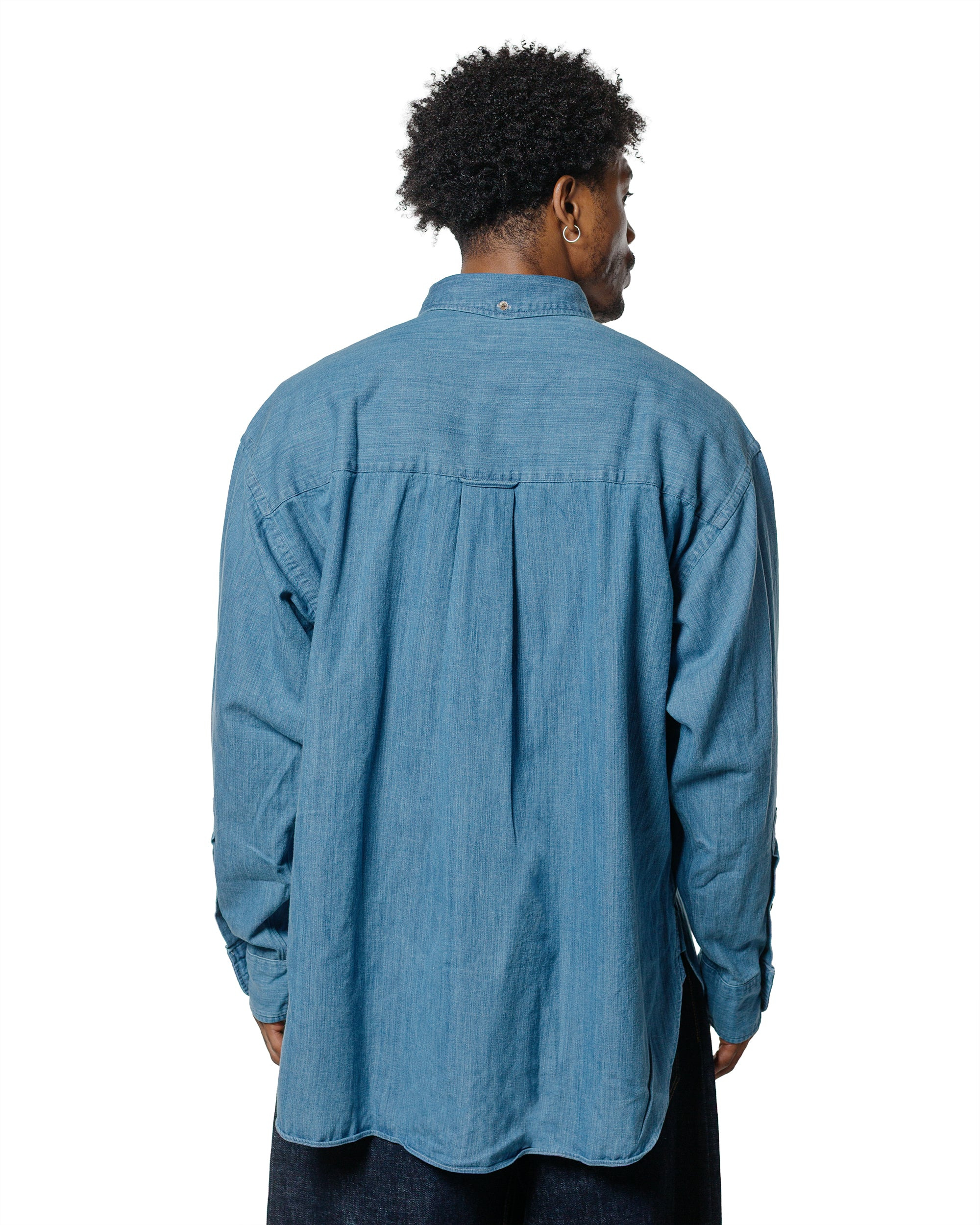 Studio Nicholson Lisa Denim Shirt Faded Wash - 3
