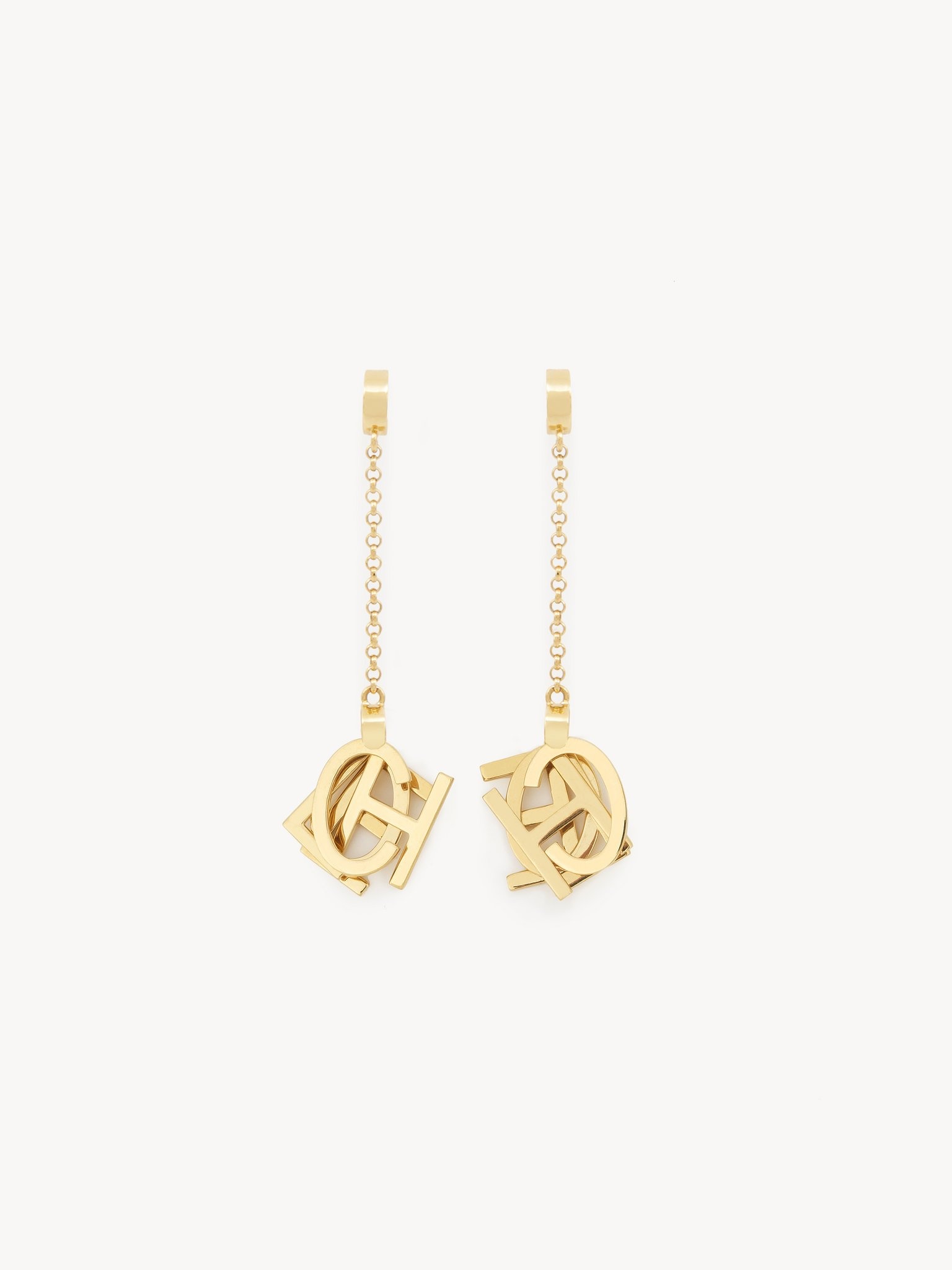 THE CHLOÉ LETTERS EARRINGS - 1