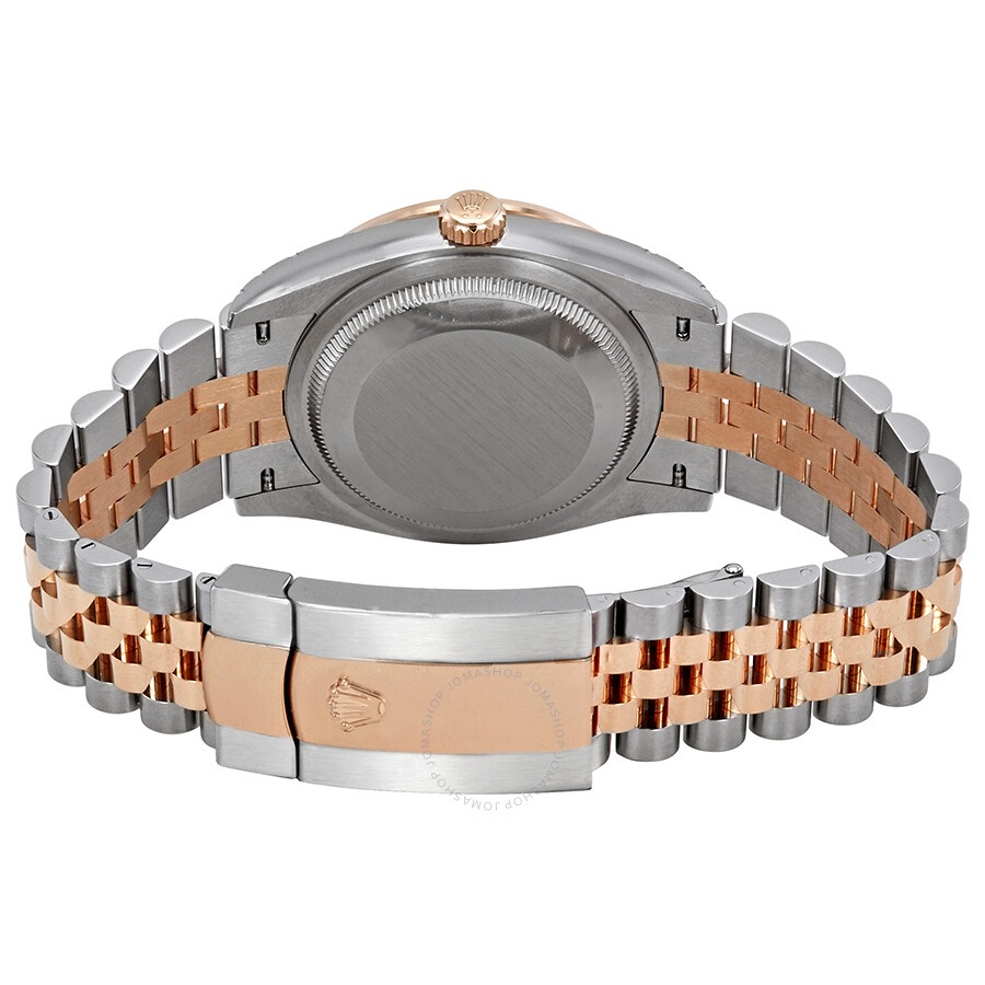 Rolex Datejust 36 Automatic Pink Diamond Dial Ladies Steel and 18K Everose Gold Jubilee Watch 126281 - 3