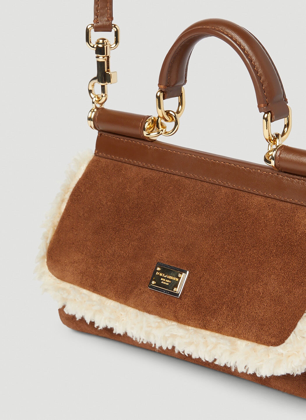 Sicily Suede Small Handbag - 4