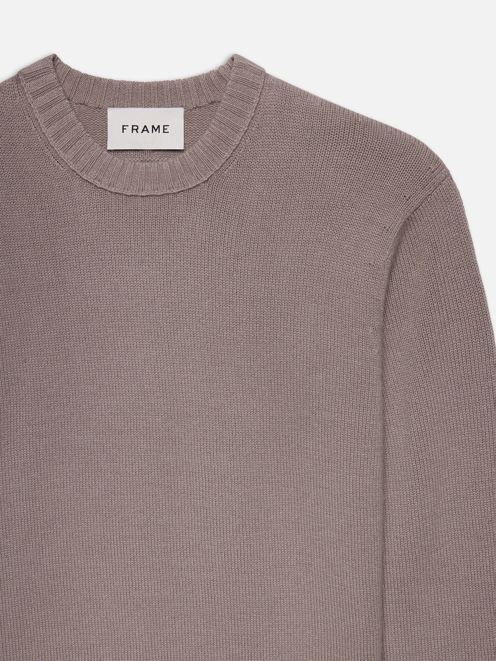 Cashmere Crewneck Sweater in Soft Lavender - 2