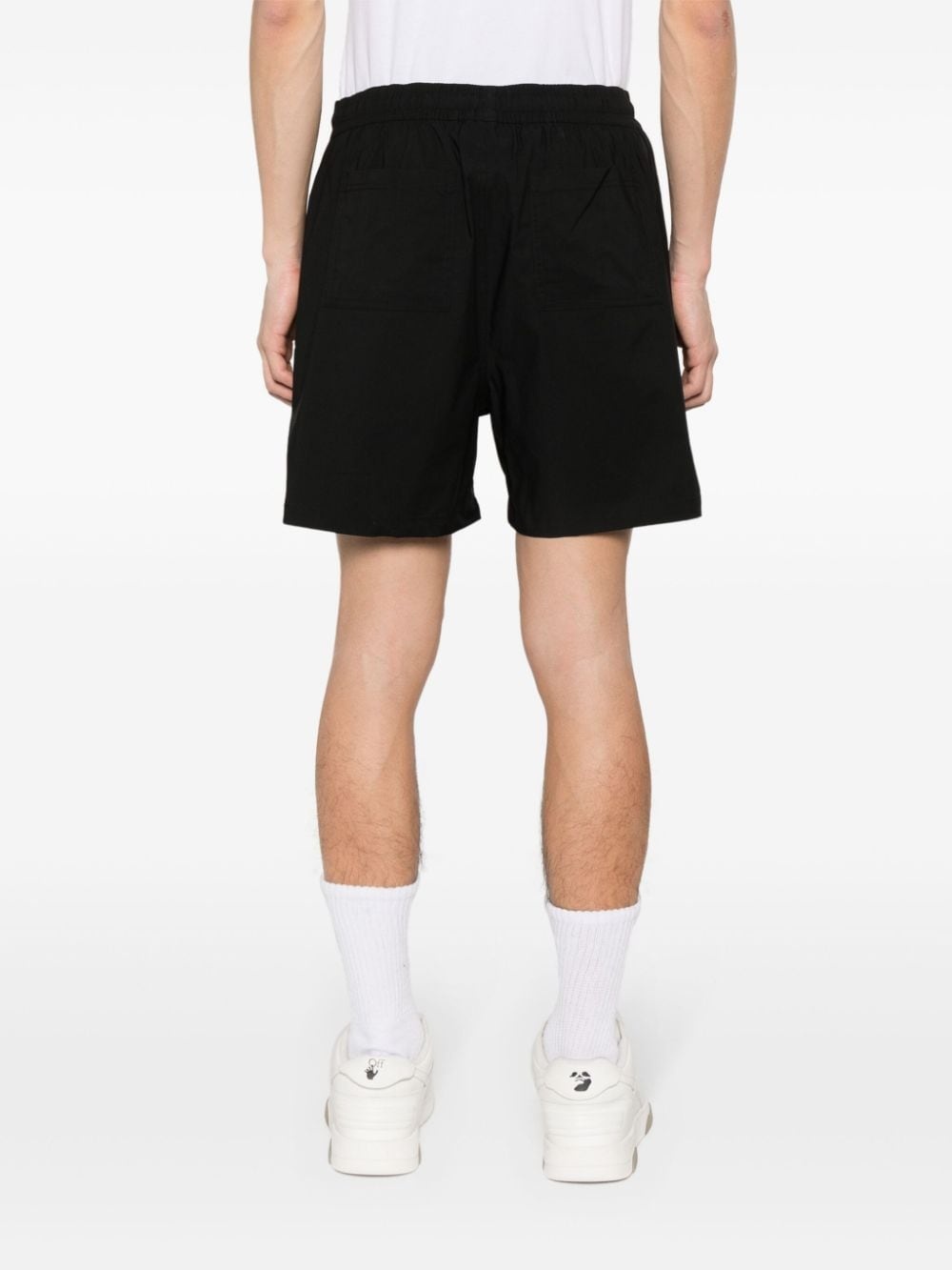 embroidered-logo track shorts - 4