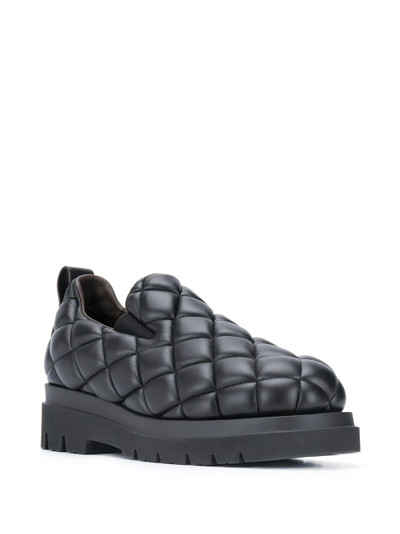 Bottega Veneta padded leather loafers outlook