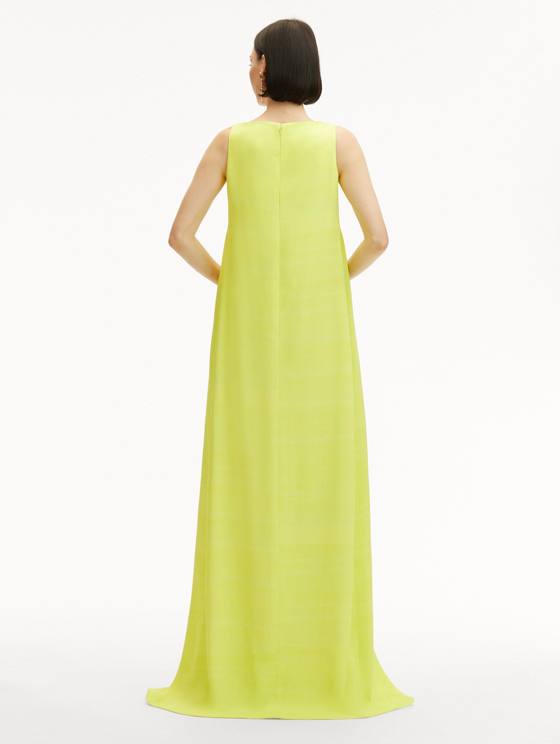 PAINTED ROSES SLEEVELESS GOWN - 3