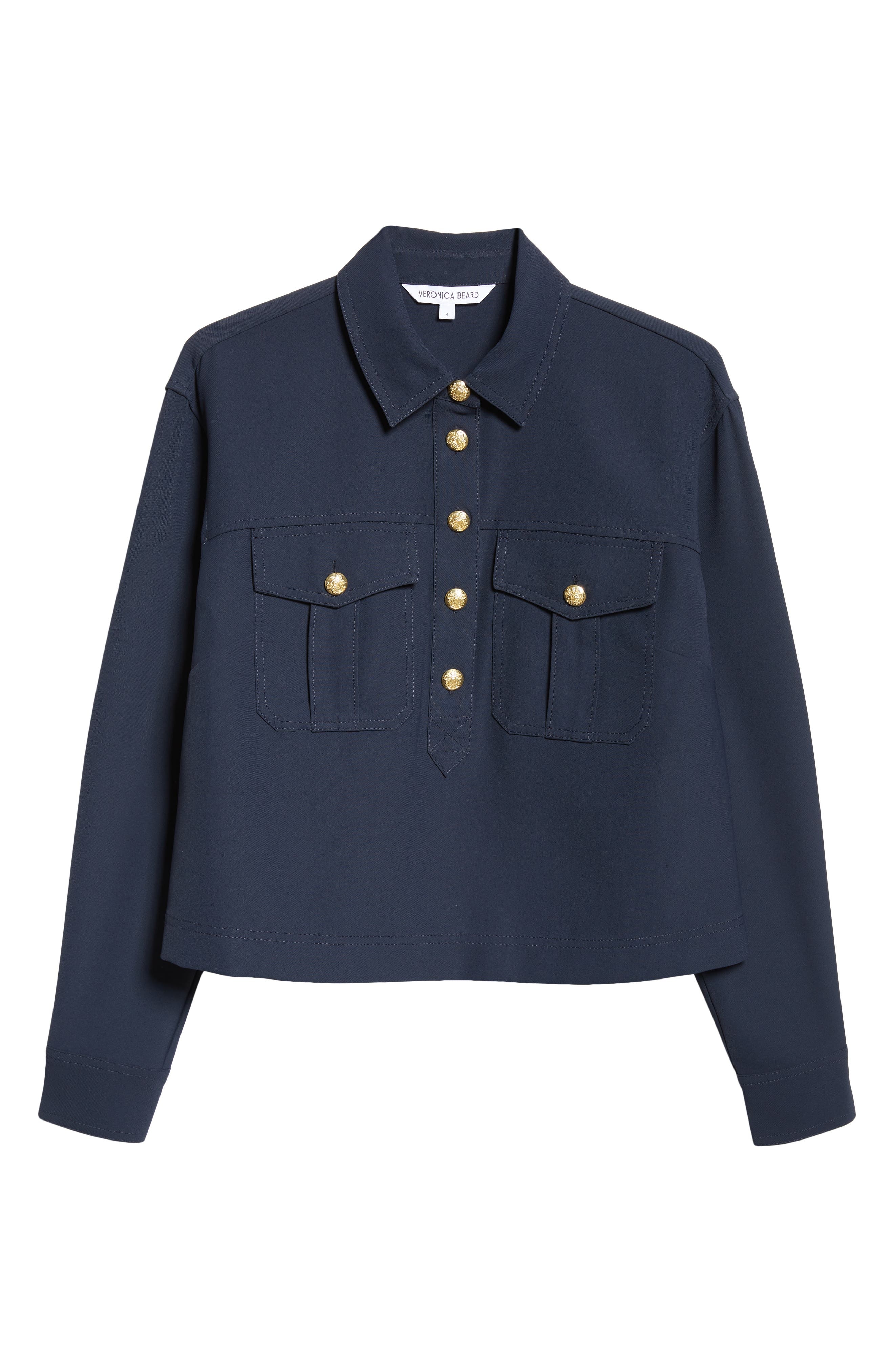 Veronica Beard Colvin Top in Navy at Nordstrom - 6