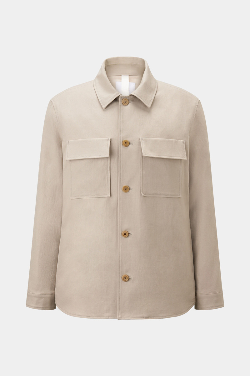 Larry shirt jacket in Beige 1