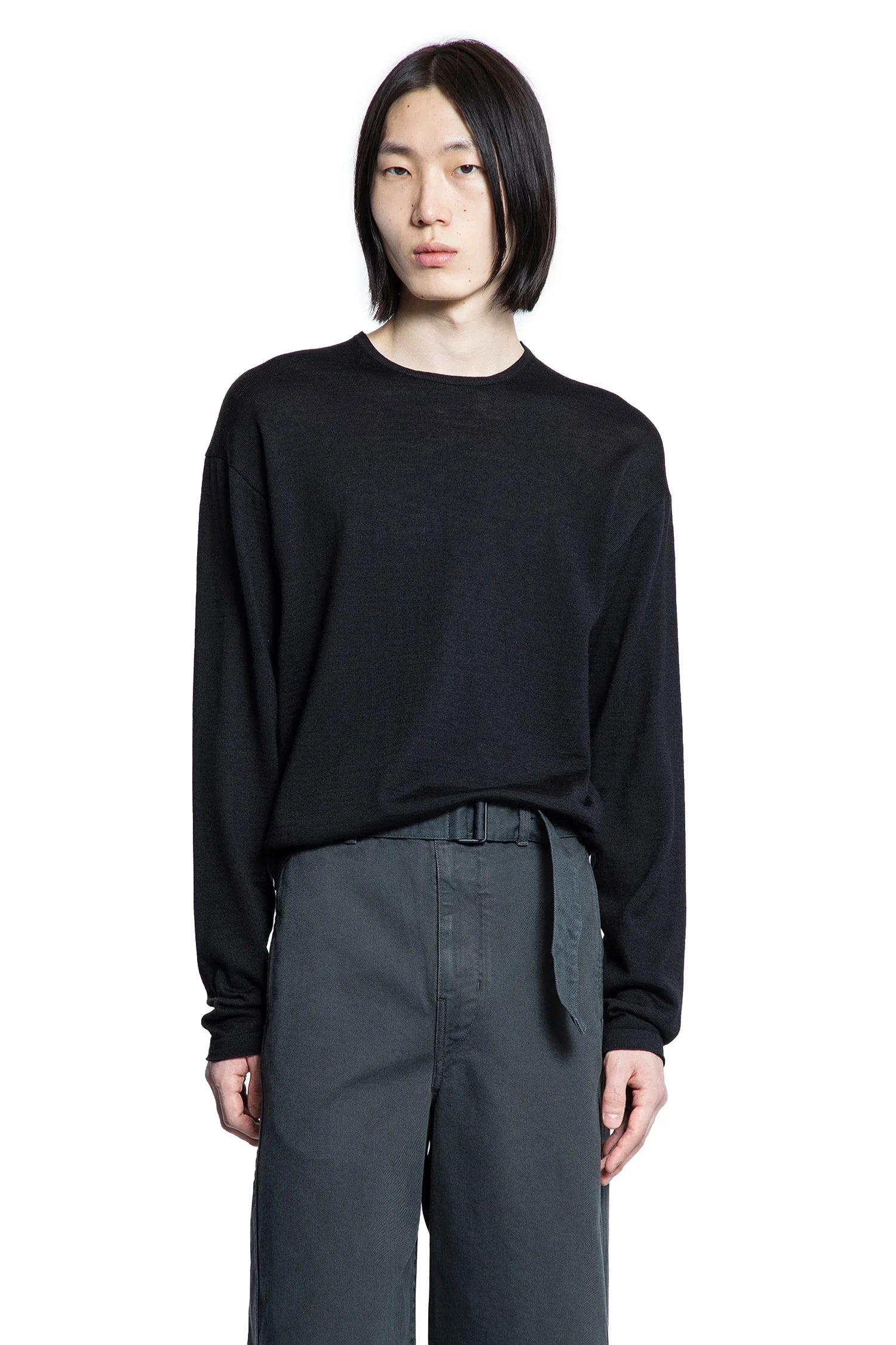 Boxy-Jumper-In-Merino-Blend - 1