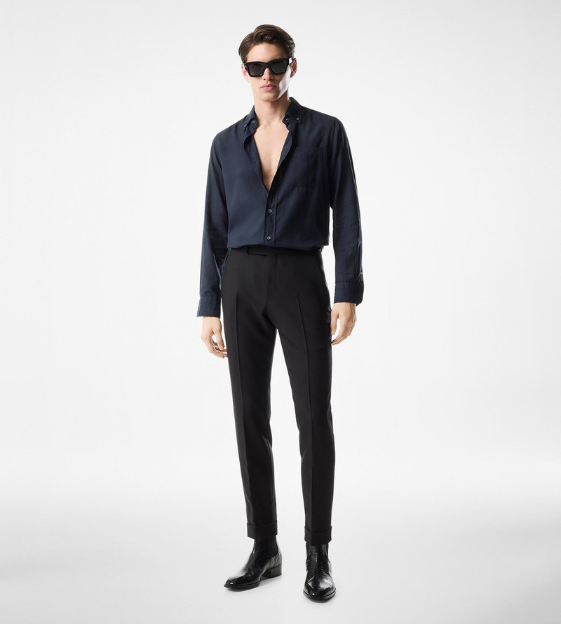 TOM FORD CASHMERE LIGHT TWILL SLIM FIT SHIRT outlook