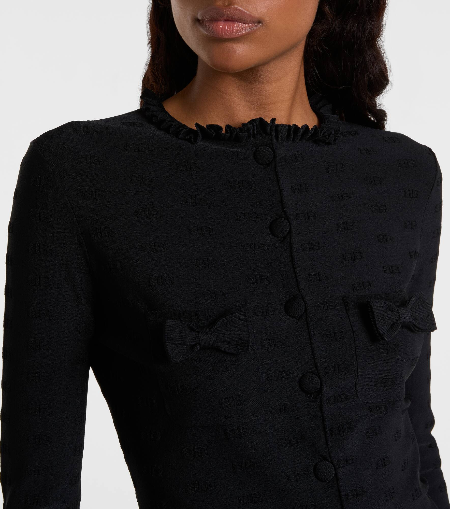 Ruffled cardigan - 4
