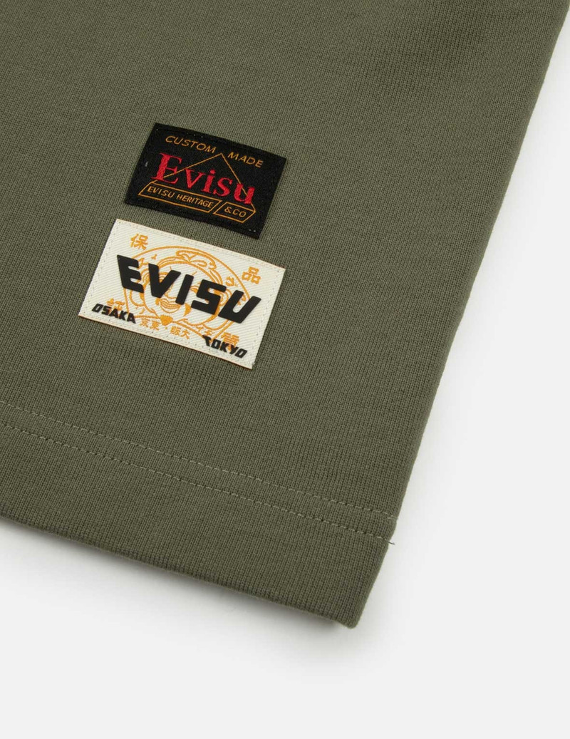 Godhead and Koinobori Print Loose Fit Short-Sleeves Sweatshirt 12