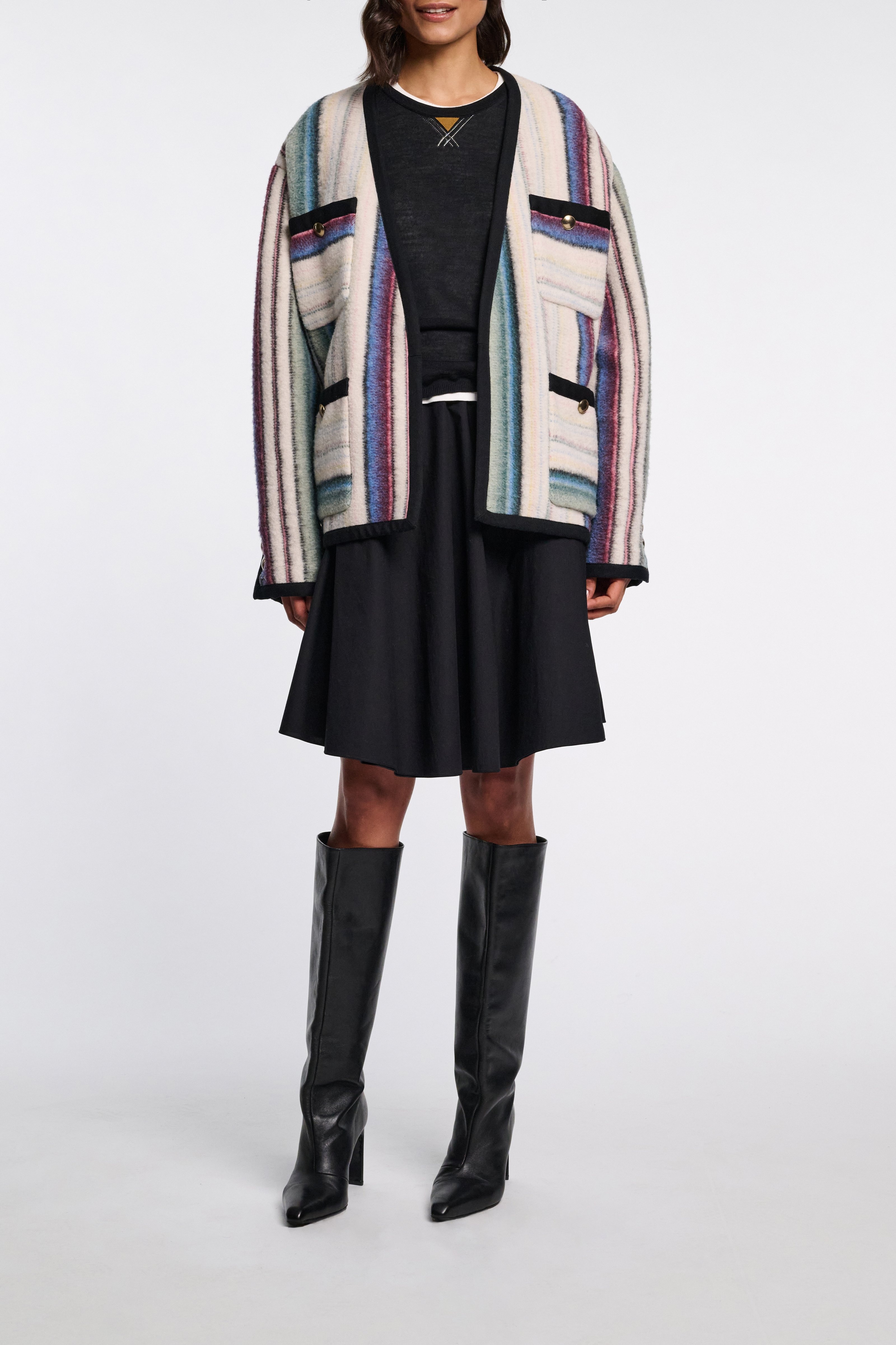STRIPED COMFORT jacket - 3