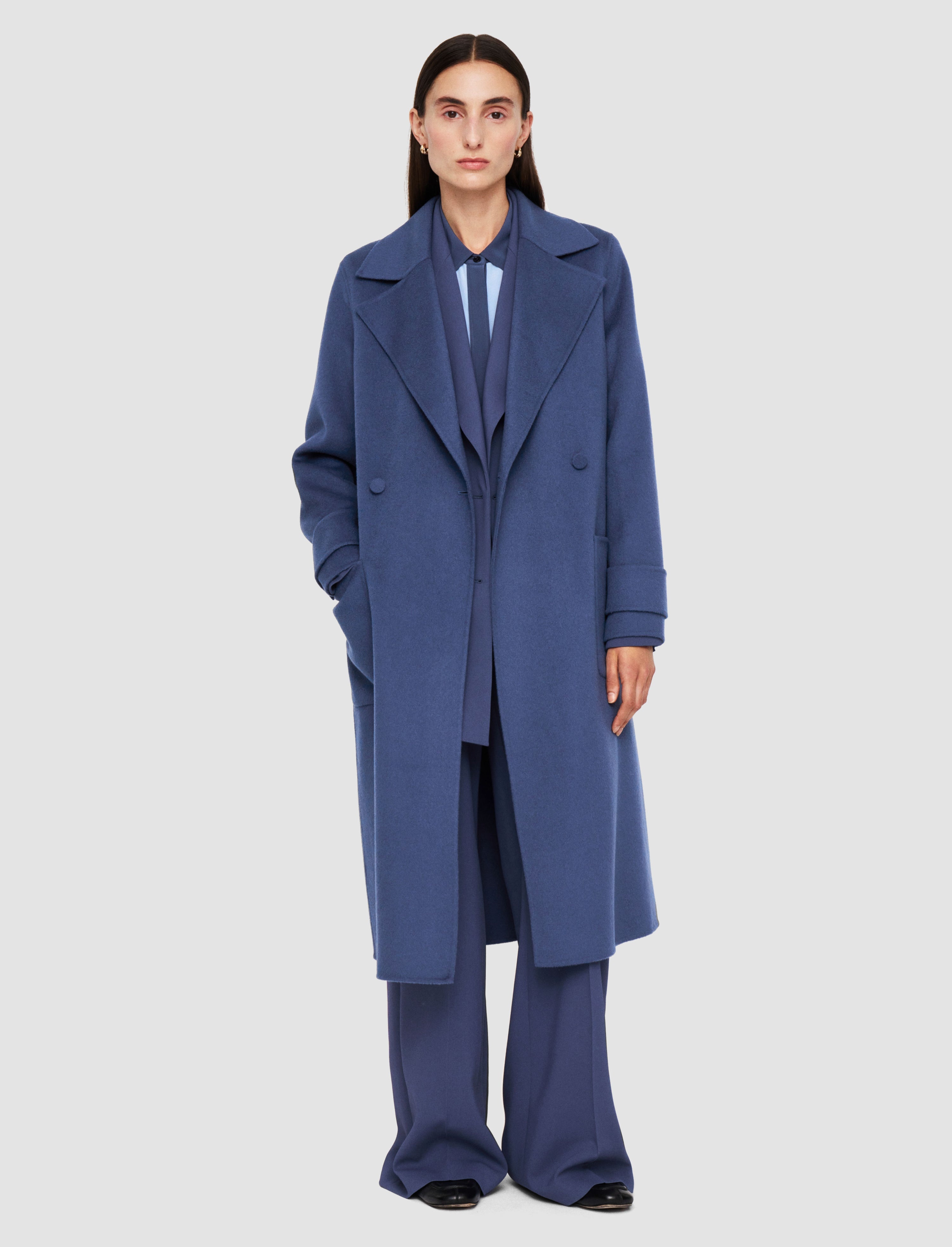 Arline Double Face Cashmere Coat - 3