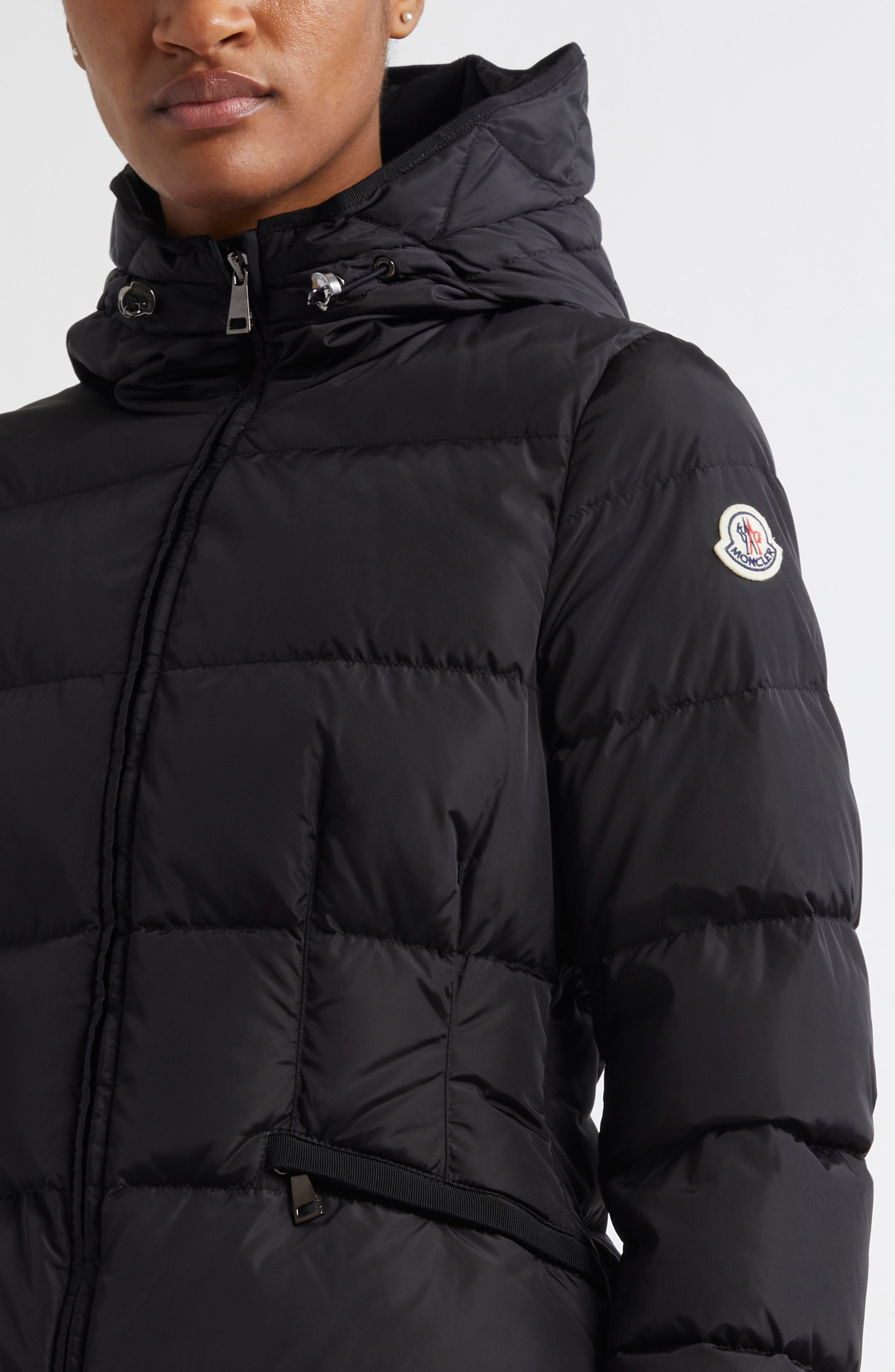 Moncler Avoce Hooded Down Jacket in Black/black at Nordstrom - 4