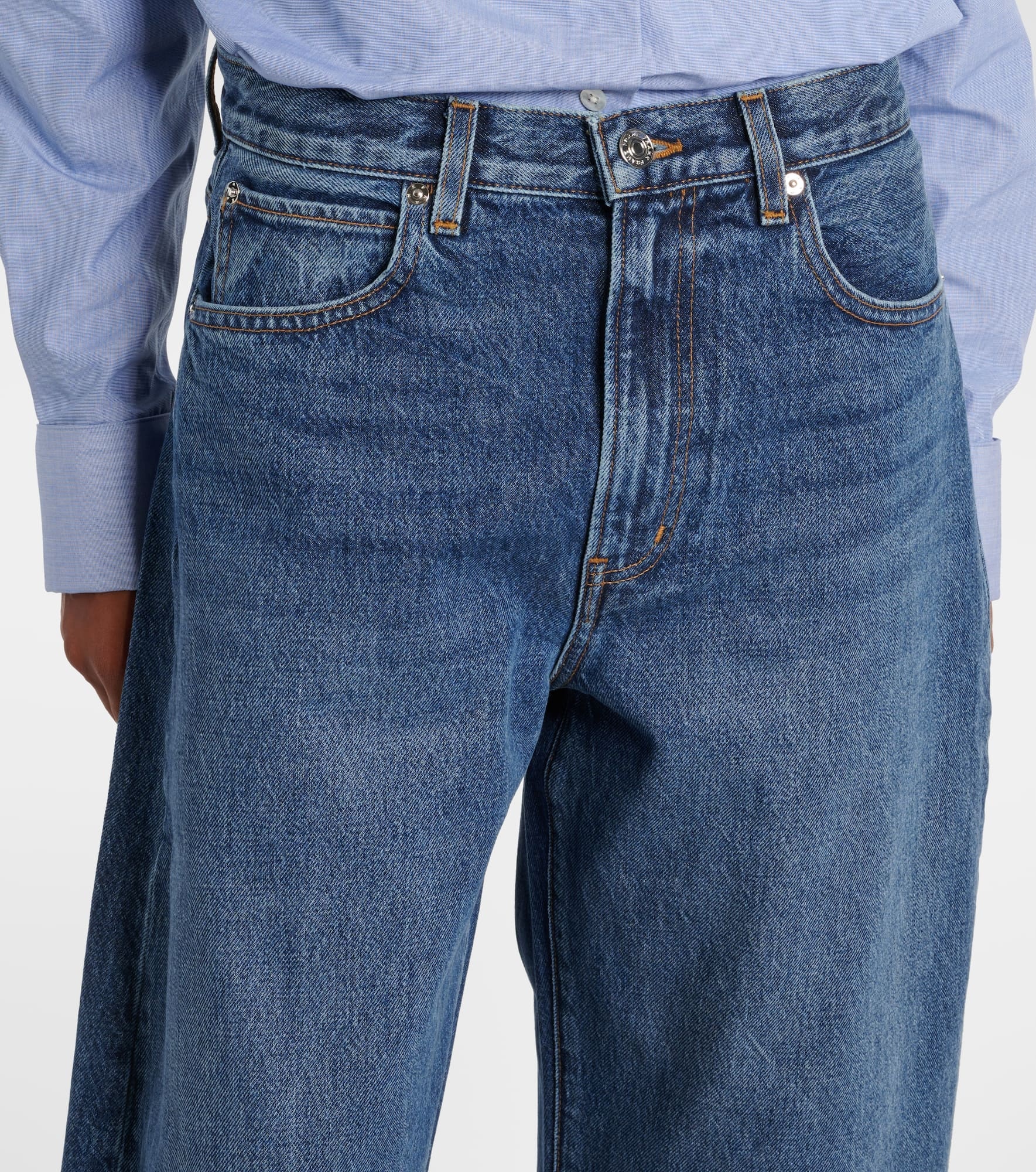 The Bubble barrel-leg jeans - 4